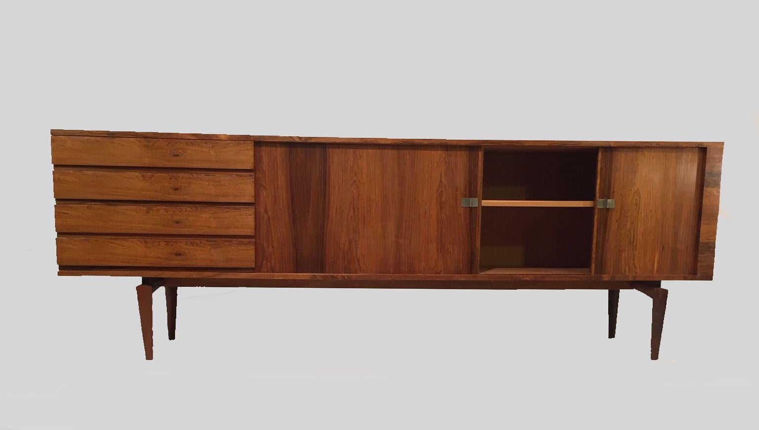 Scandinavian Modern 1960s Danish H.W. Klein Sideboard in Rosewood For Sale