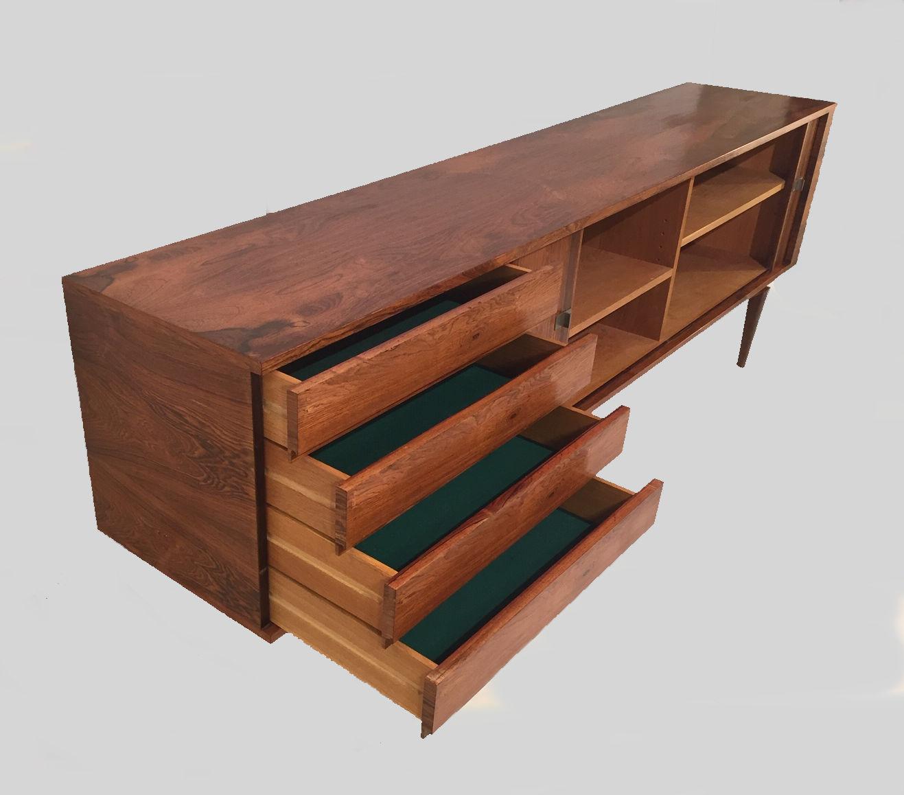 Mid-20th Century 1960s Danish H.W. Klein Sideboard in Rosewood For Sale