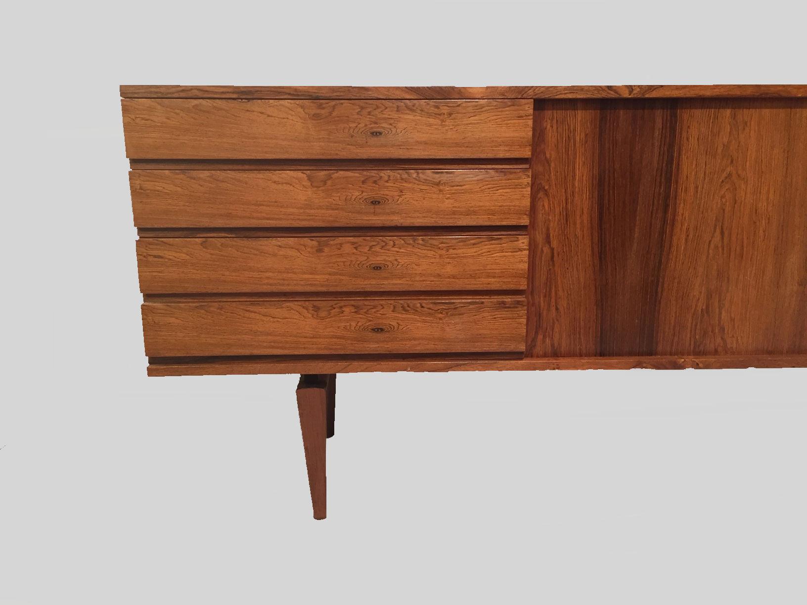 1960s Danish H.W. Klein Sideboard in Rosewood For Sale 1