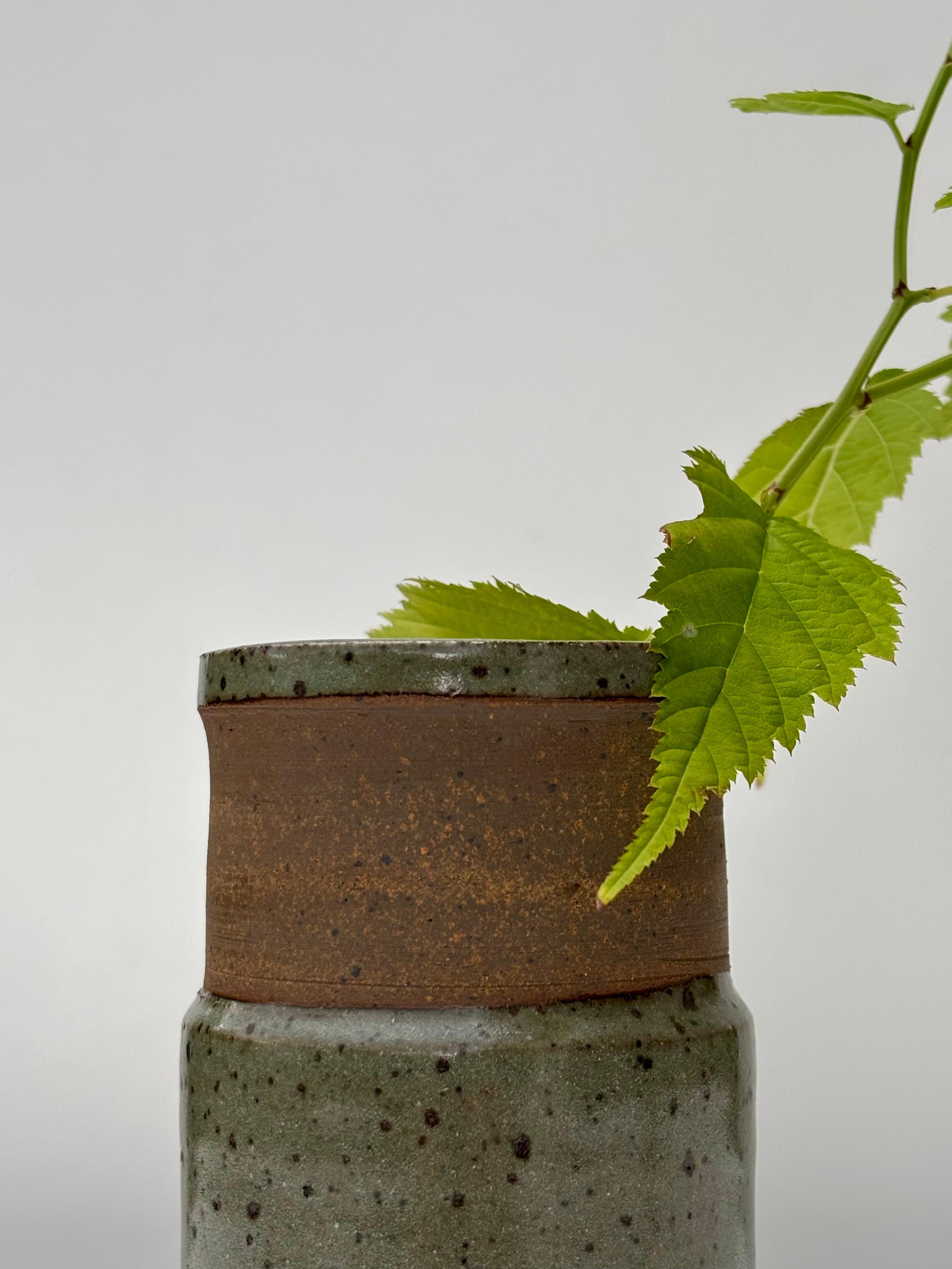 Smaltato Vaso danese Kähler in gres del 1960 in vendita