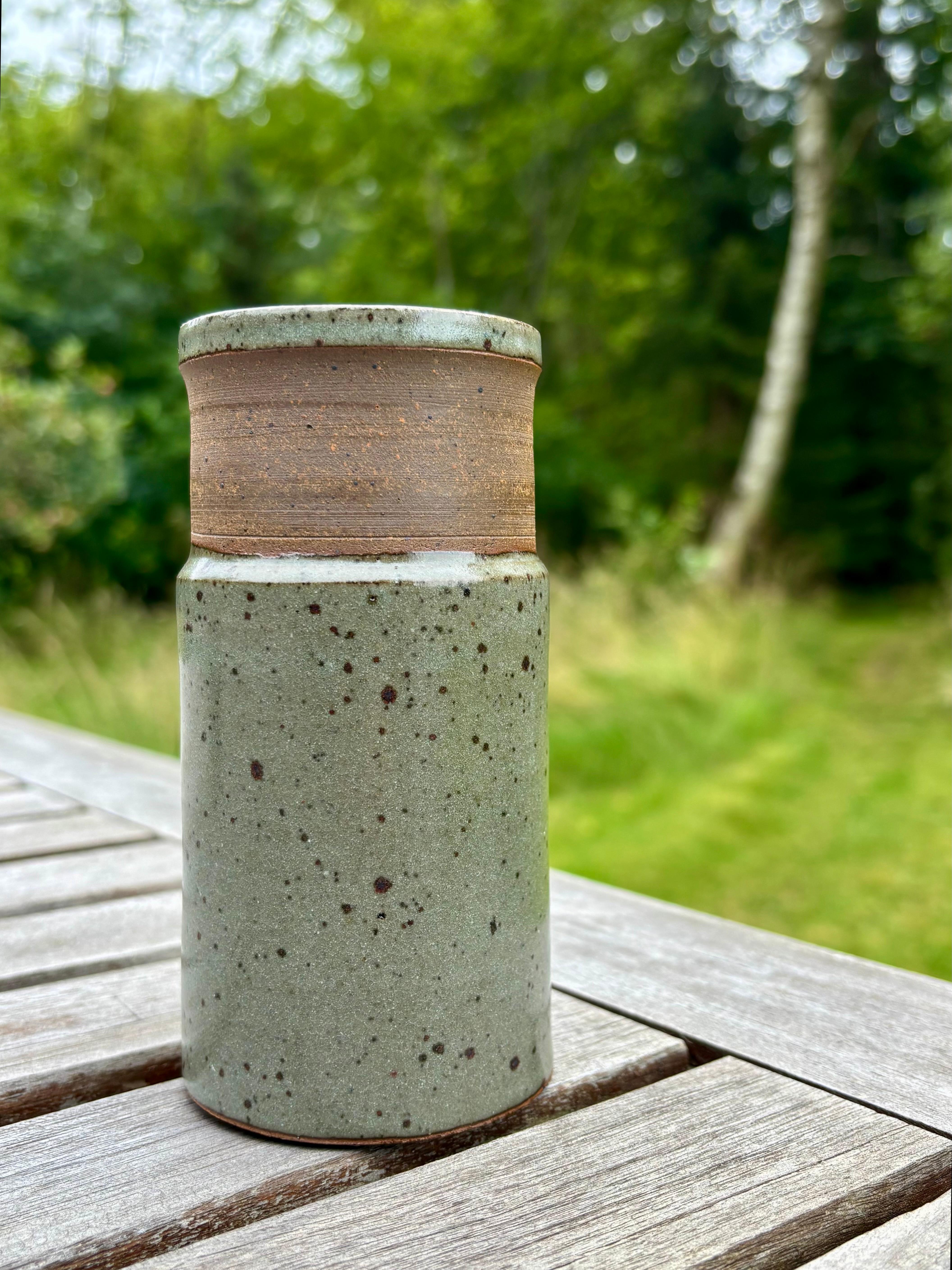 Vaso danese Kähler in gres del 1960 In condizioni buone in vendita a Copenhagen, DK