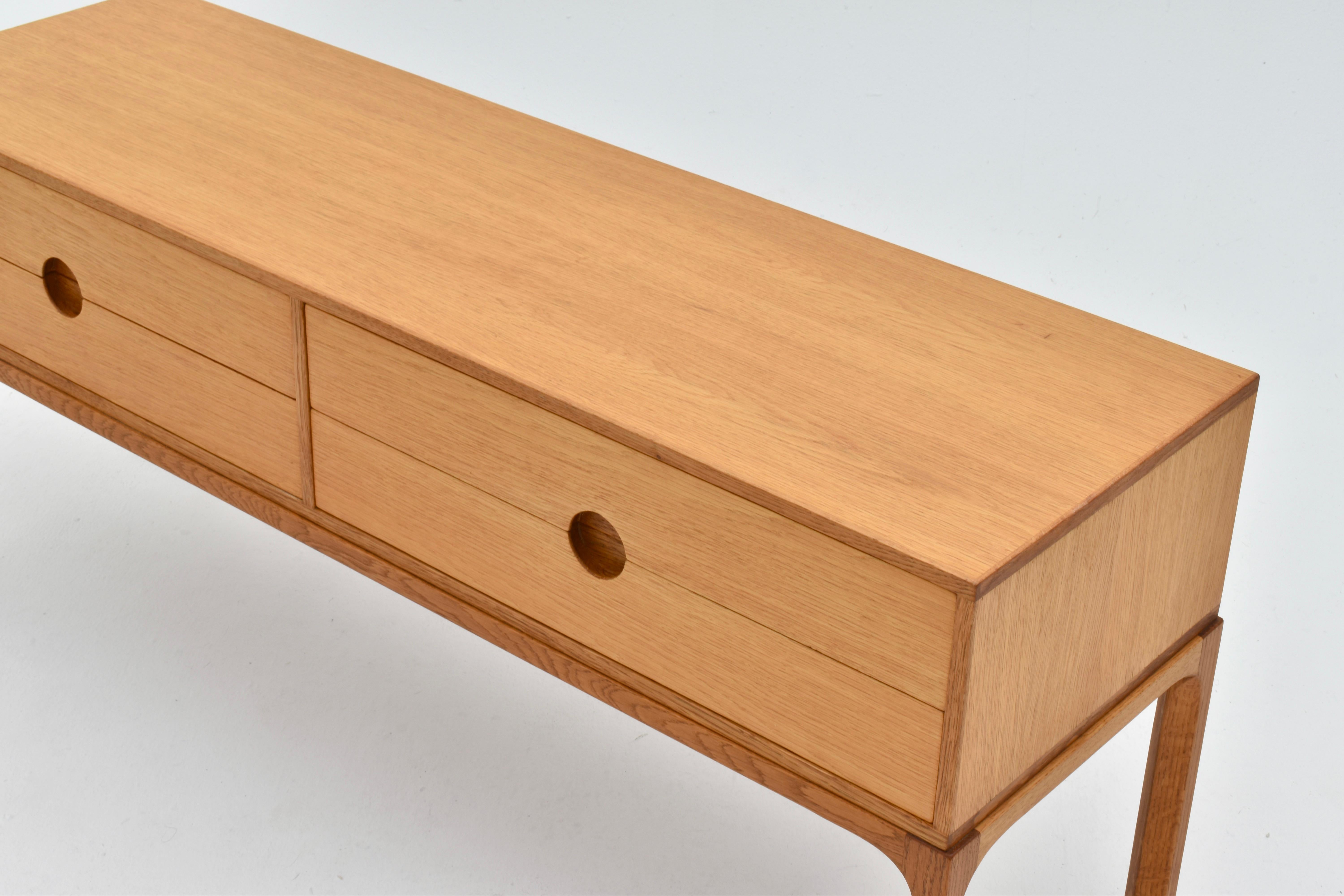 1960s Danish Kai Kristiansen Model 394 Oak Chest Of Drawers For Aksel Kjersgaard 5