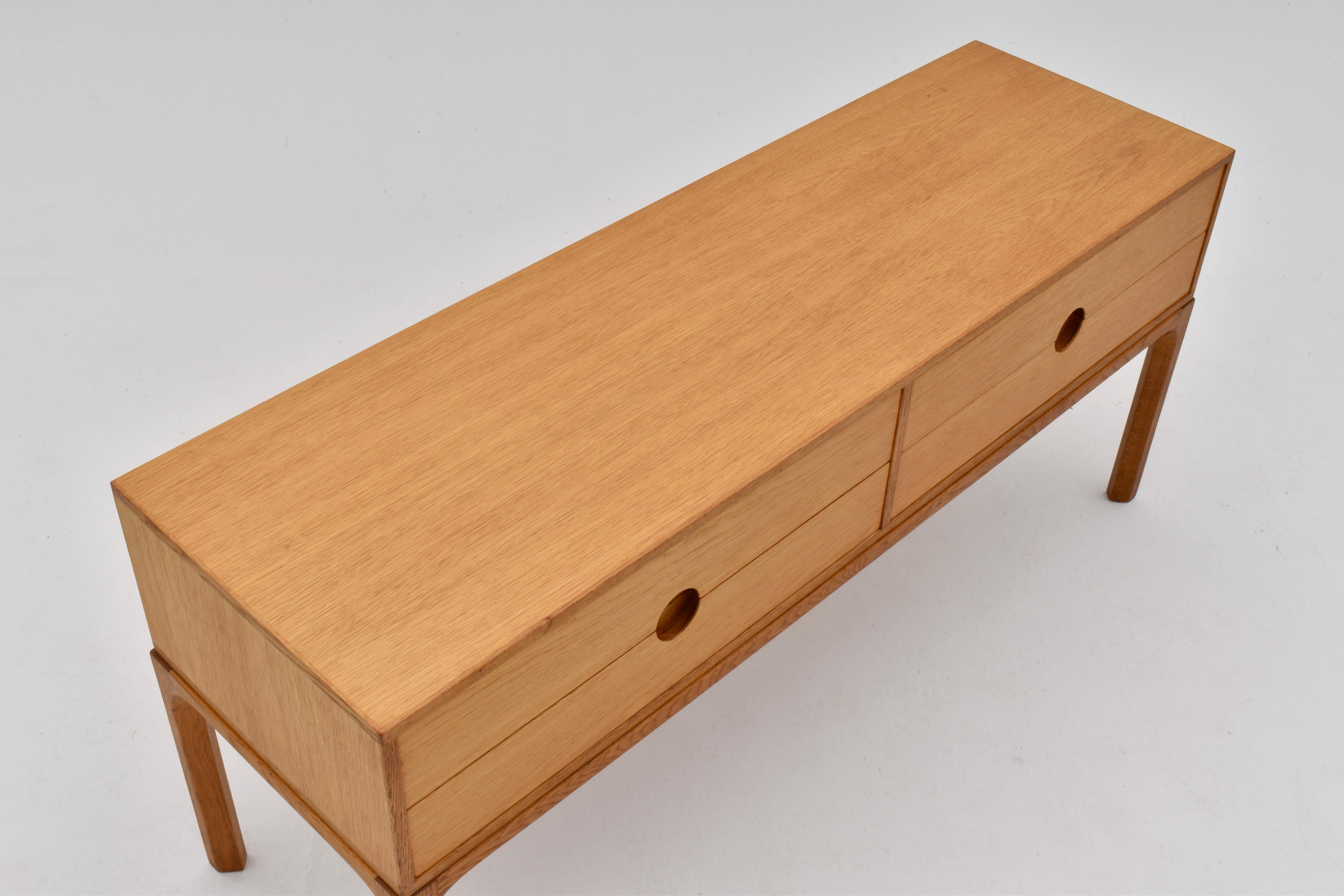 1960s Danish Kai Kristiansen Model 394 Oak Chest Of Drawers For Aksel Kjersgaard 11