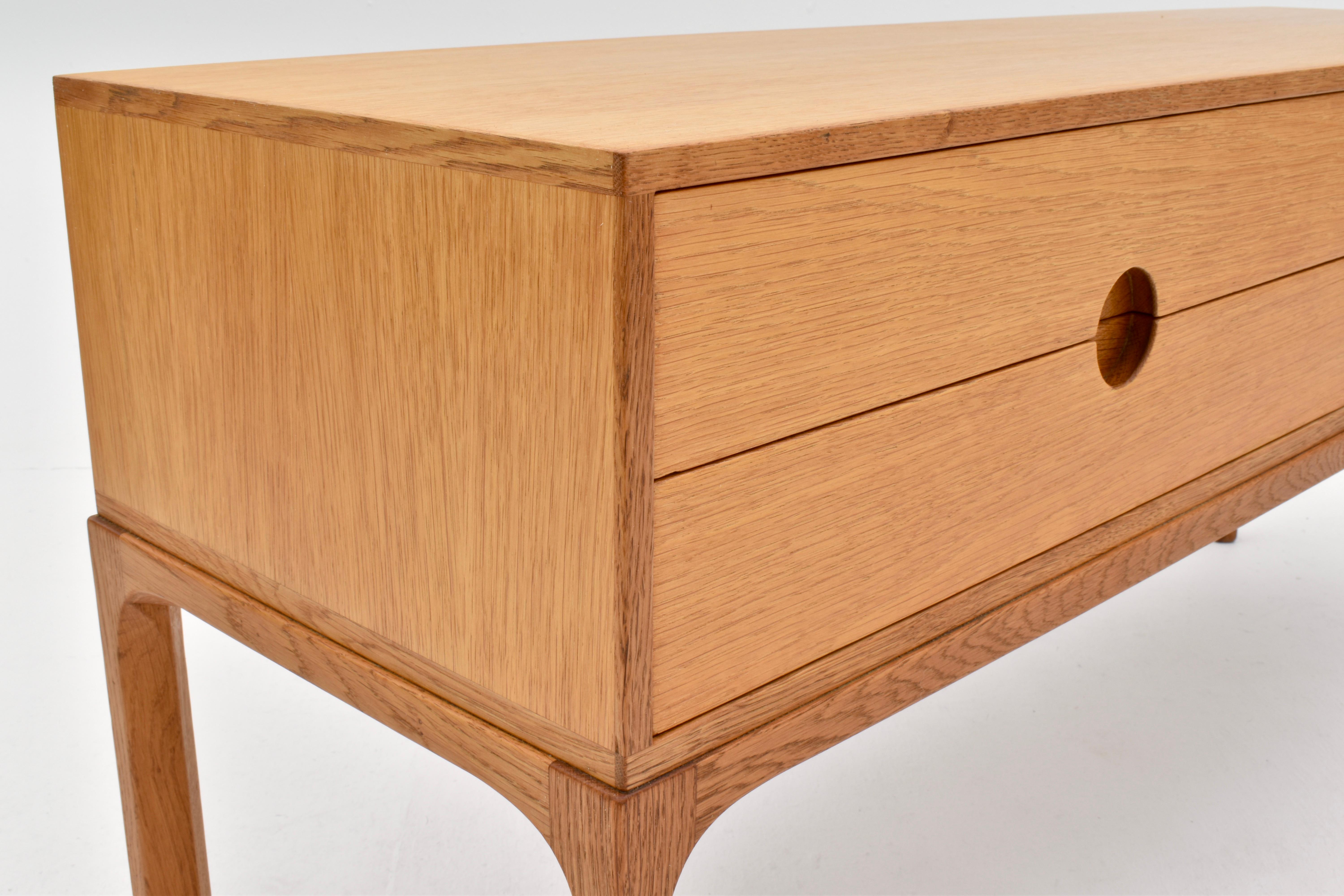 1960s Danish Kai Kristiansen Model 394 Oak Chest Of Drawers For Aksel Kjersgaard 12