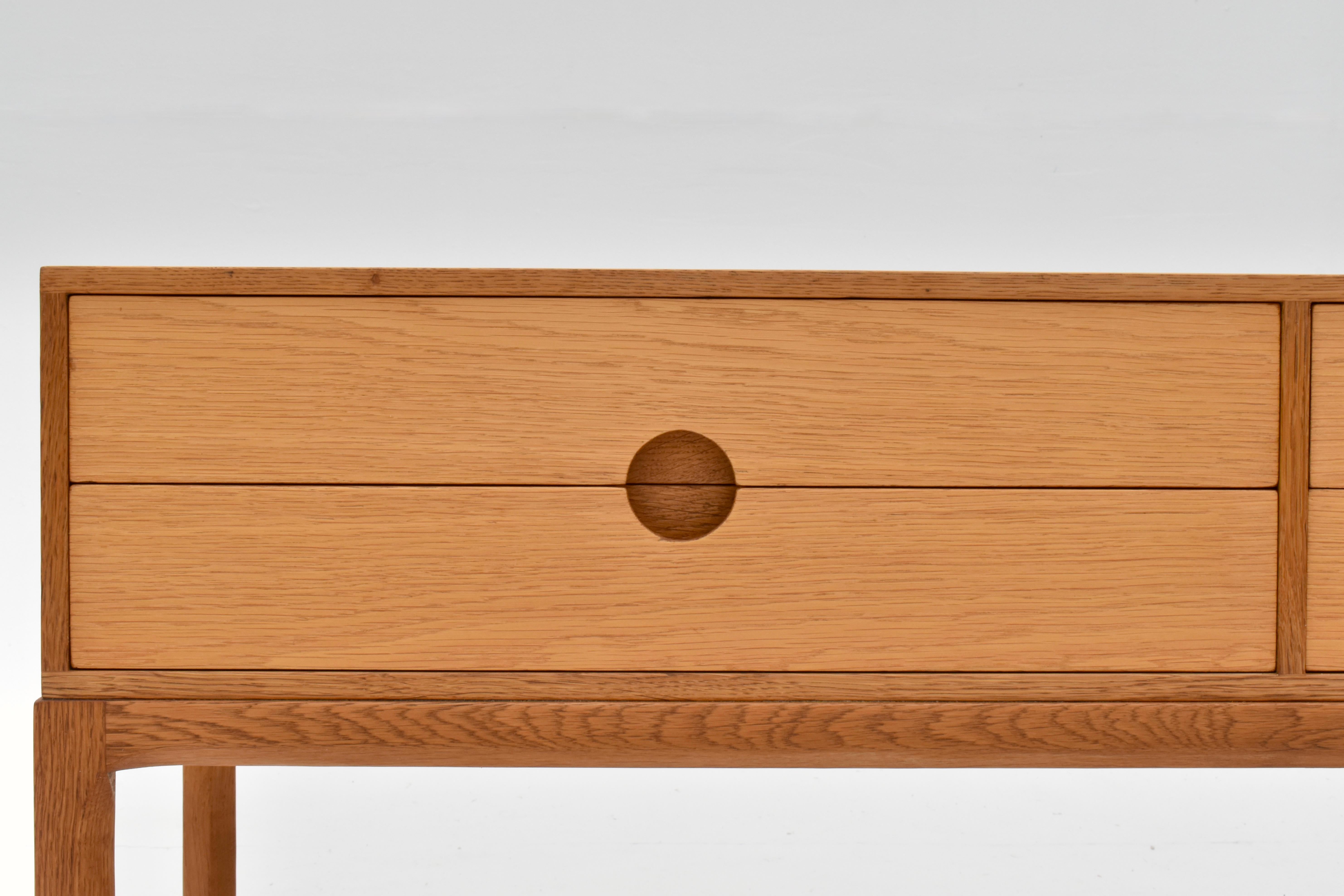 1960s Danish Kai Kristiansen Model 394 Oak Chest Of Drawers For Aksel Kjersgaard 13