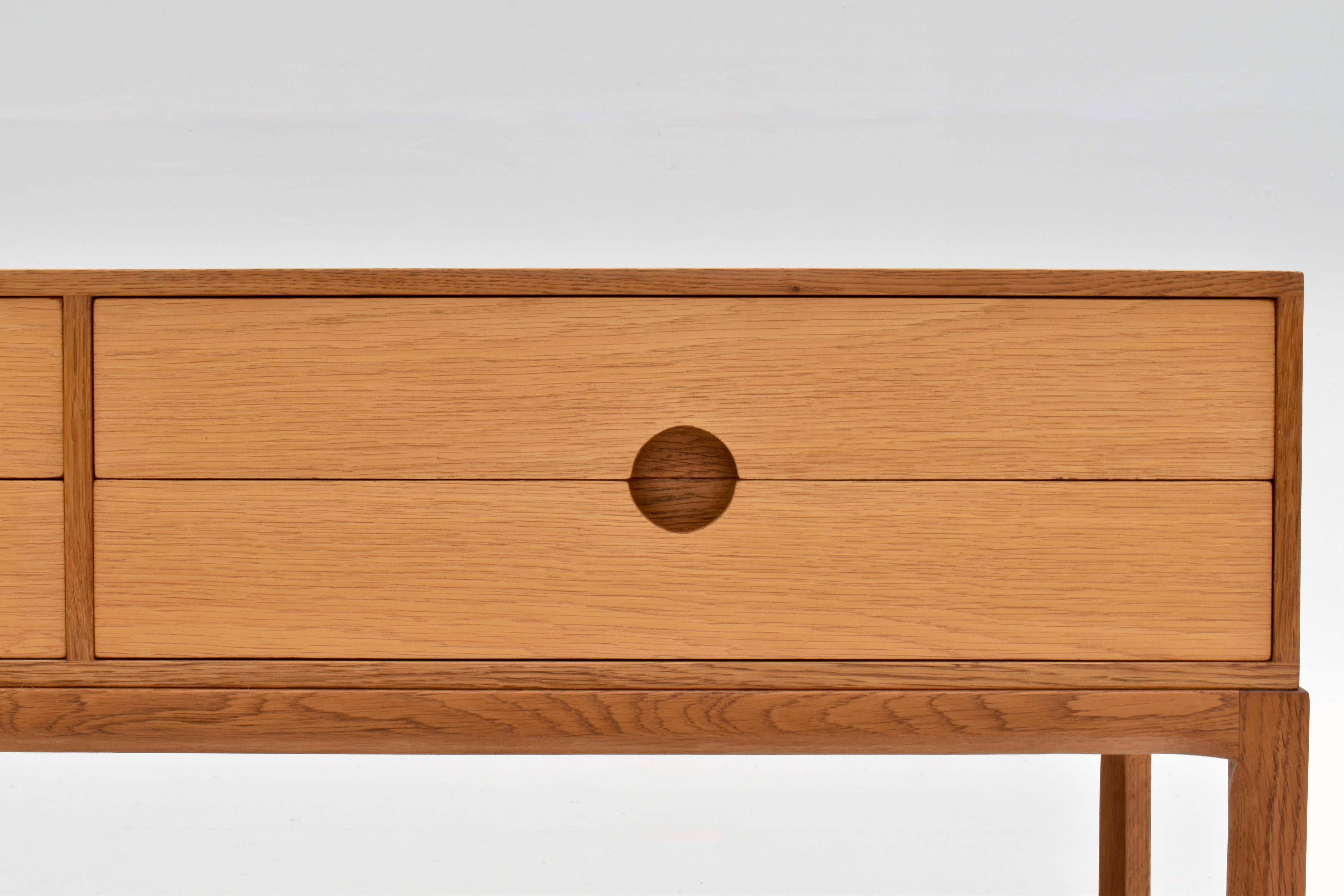 1960s Danish Kai Kristiansen Model 394 Oak Chest Of Drawers For Aksel Kjersgaard 14