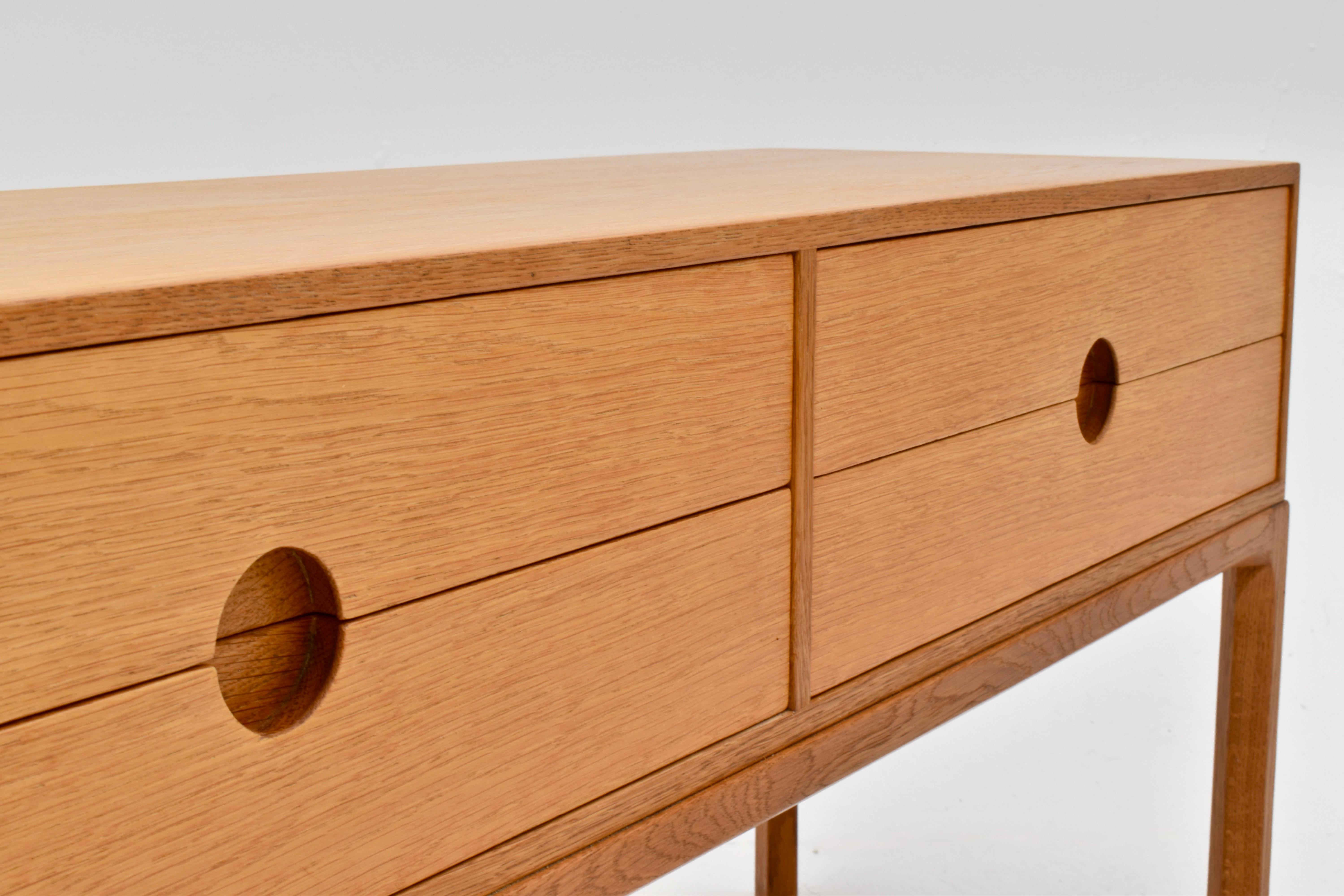 1960s Danish Kai Kristiansen Model 394 Oak Chest Of Drawers For Aksel Kjersgaard 2