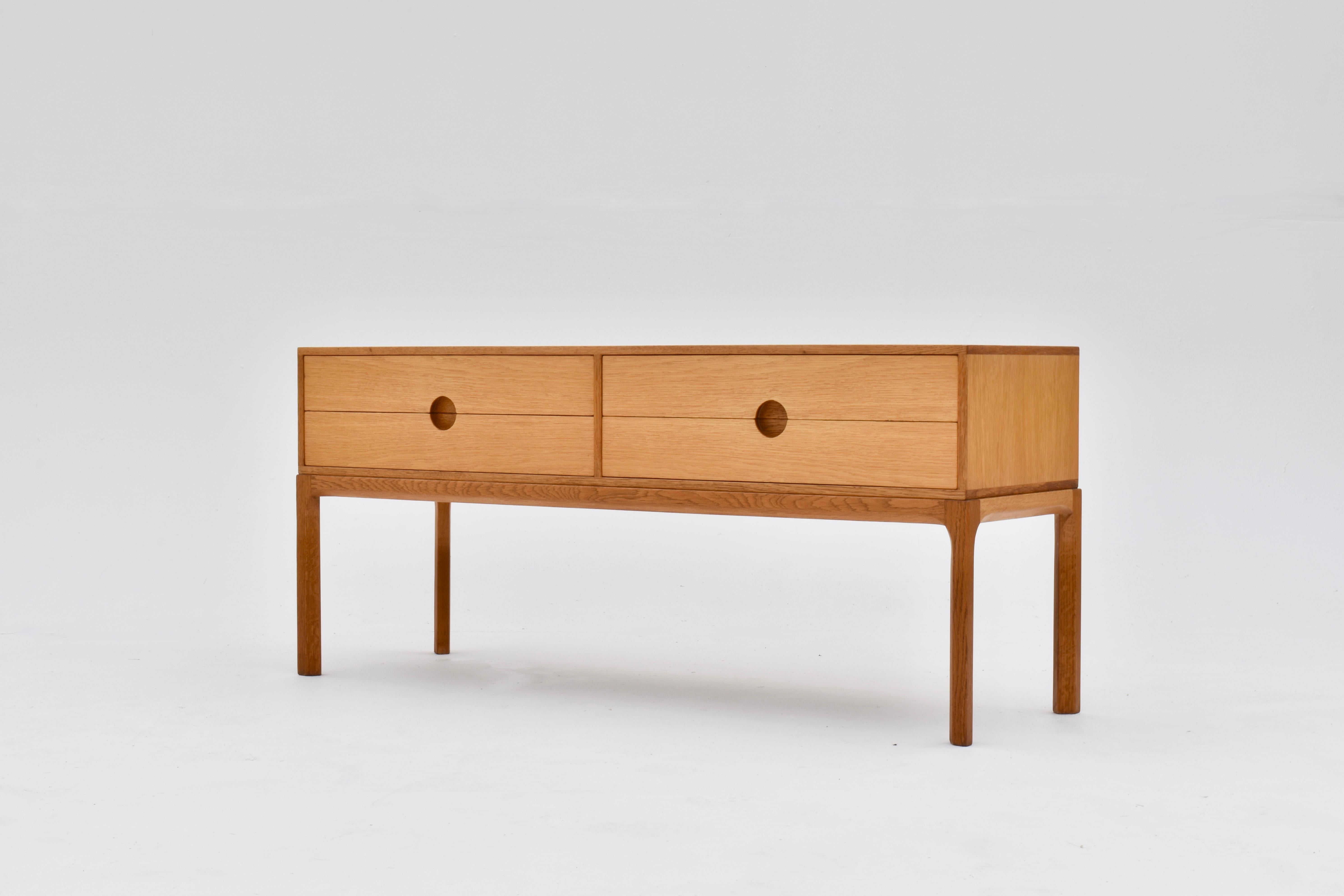 1960s Danish Kai Kristiansen Model 394 Oak Chest Of Drawers For Aksel Kjersgaard 3
