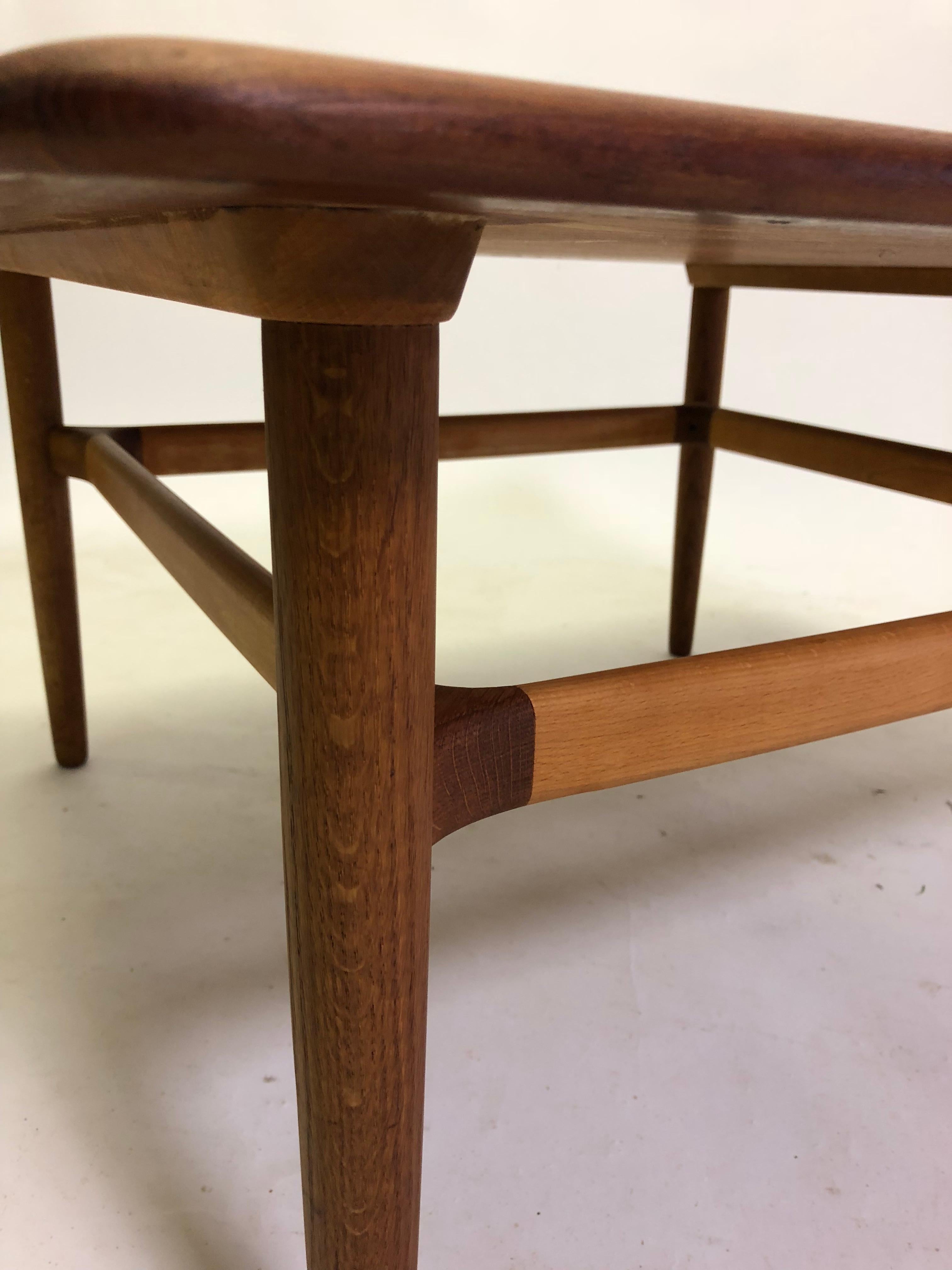 1960s Danish Kurt Ostervig Coffee Table by Jason Mobler In Good Condition For Sale In Knebel, DK