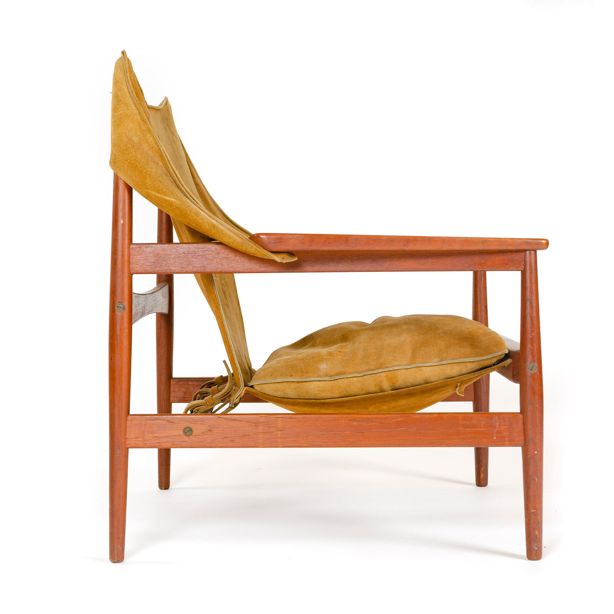 Mid-20th Century 1960s Danish Lounge Chair by Ole Gjerlov Knudsen