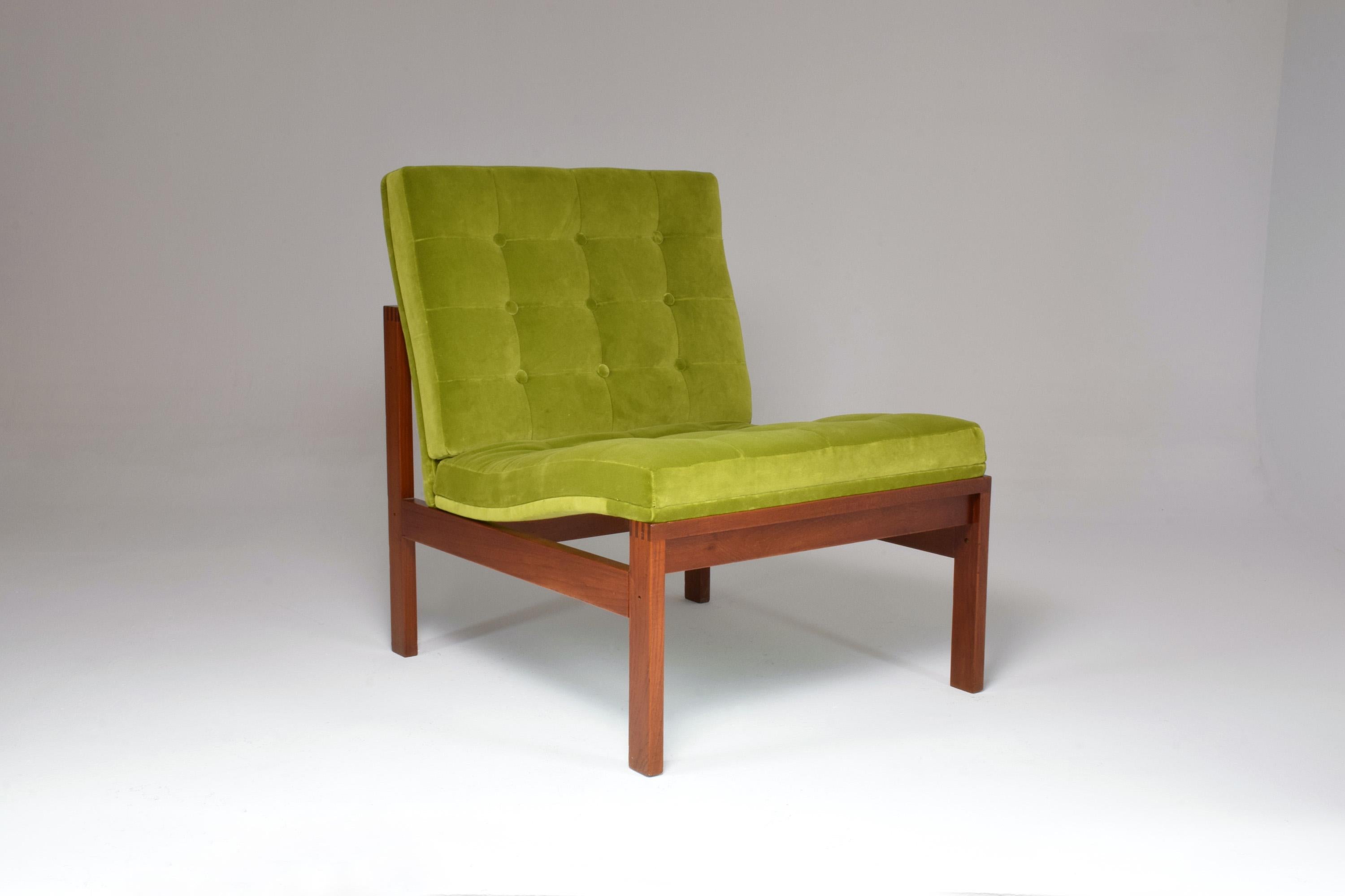 Mid-Century Modern 1960's Danish Lounge Chair by Ole Gjerlov Knudssen for France & Søn For Sale