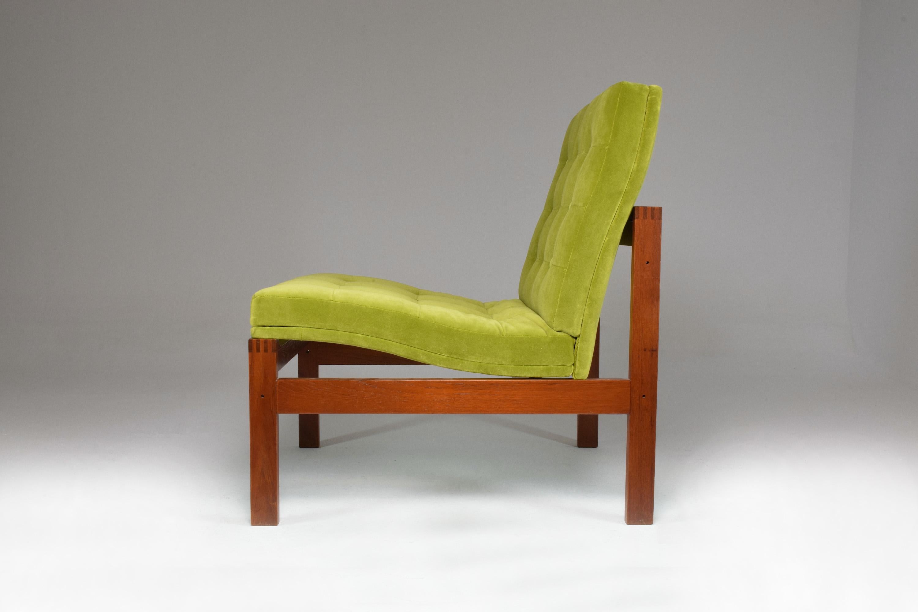 1960's Danish Lounge Chair by Ole Gjerlov Knudssen for France & Søn In Good Condition For Sale In Paris, FR