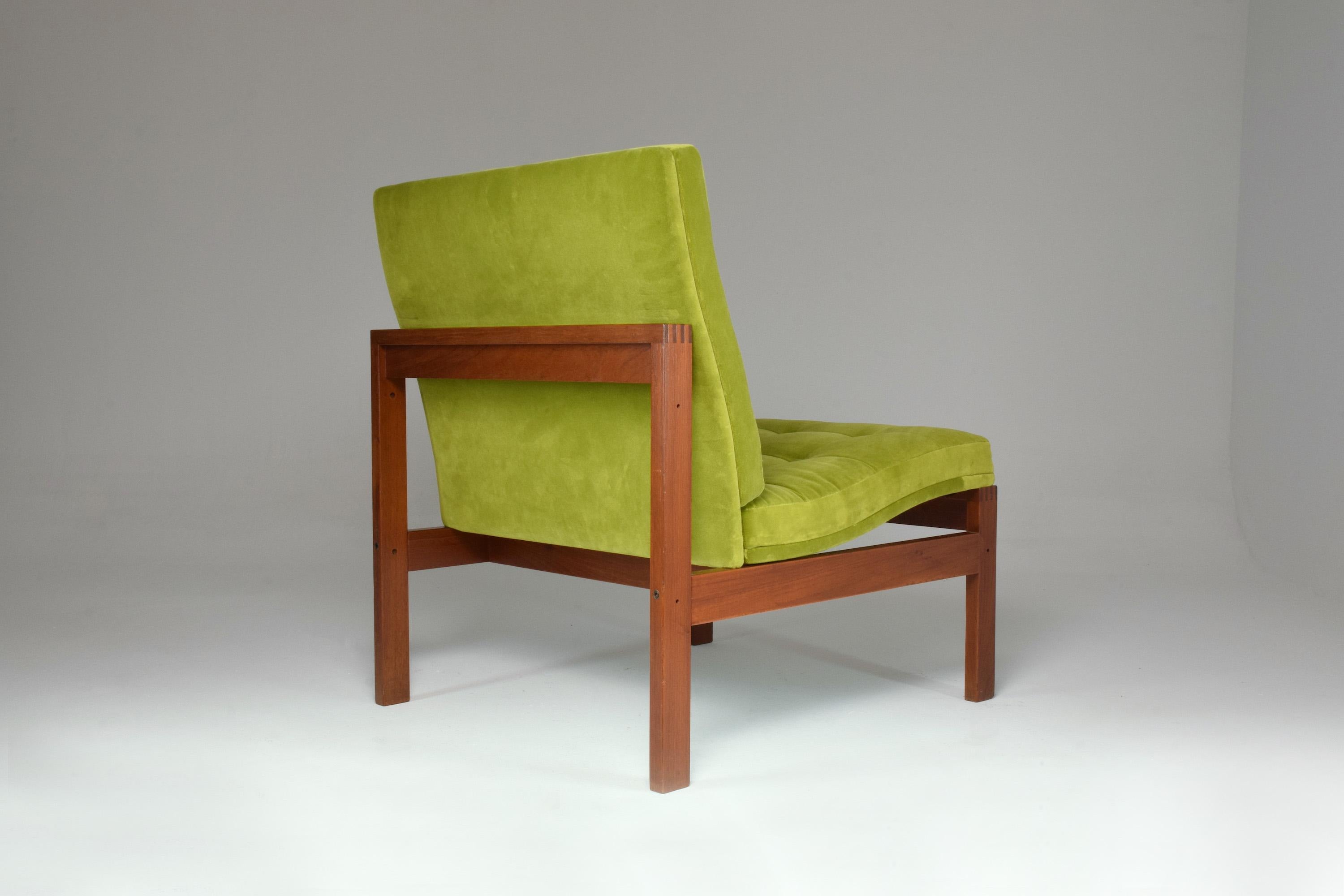 20th Century 1960's Danish Lounge Chair by Ole Gjerlov Knudssen for France & Søn For Sale