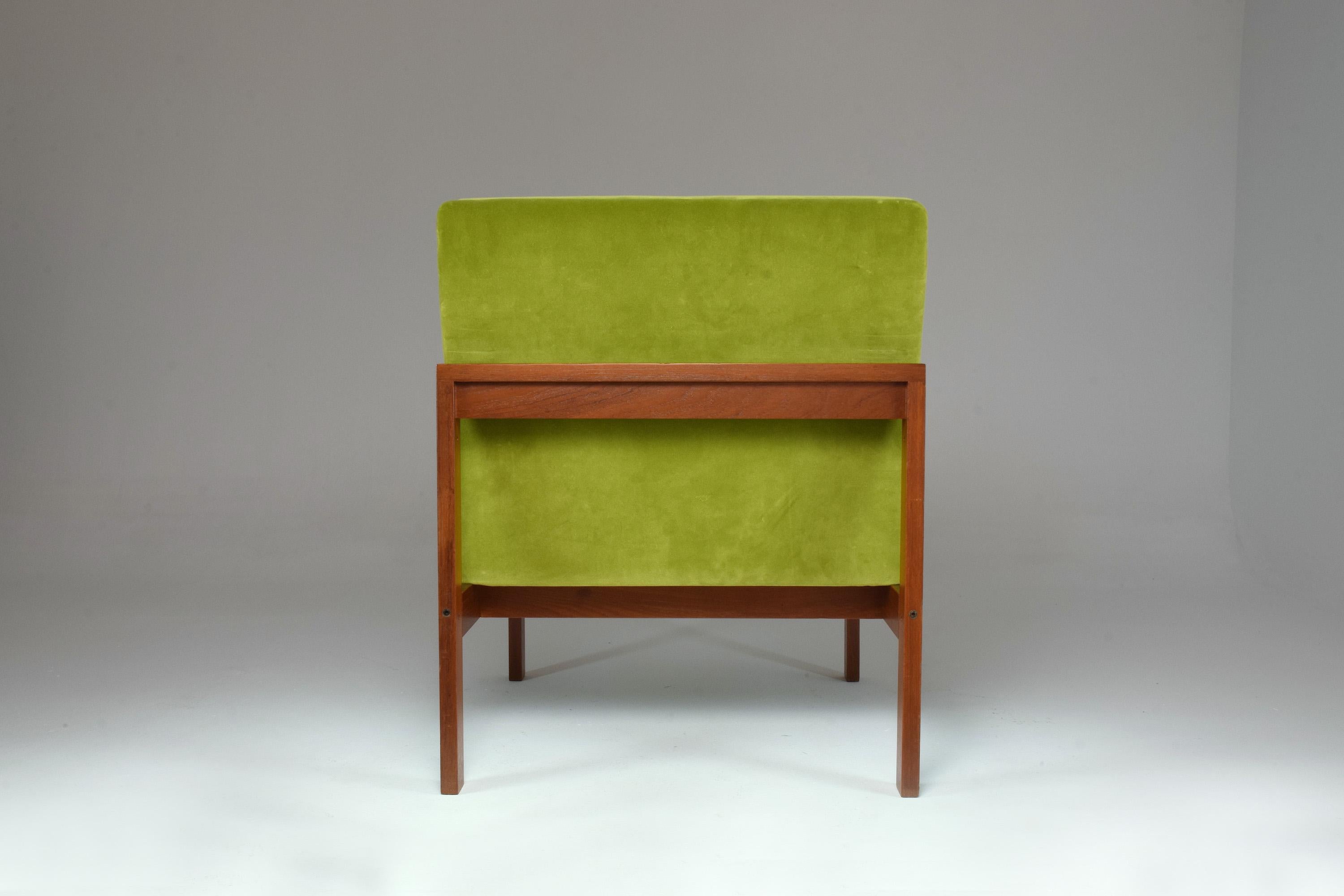 1960's Danish Lounge Chair by Ole Gjerlov Knudssen for France & Søn For Sale 1