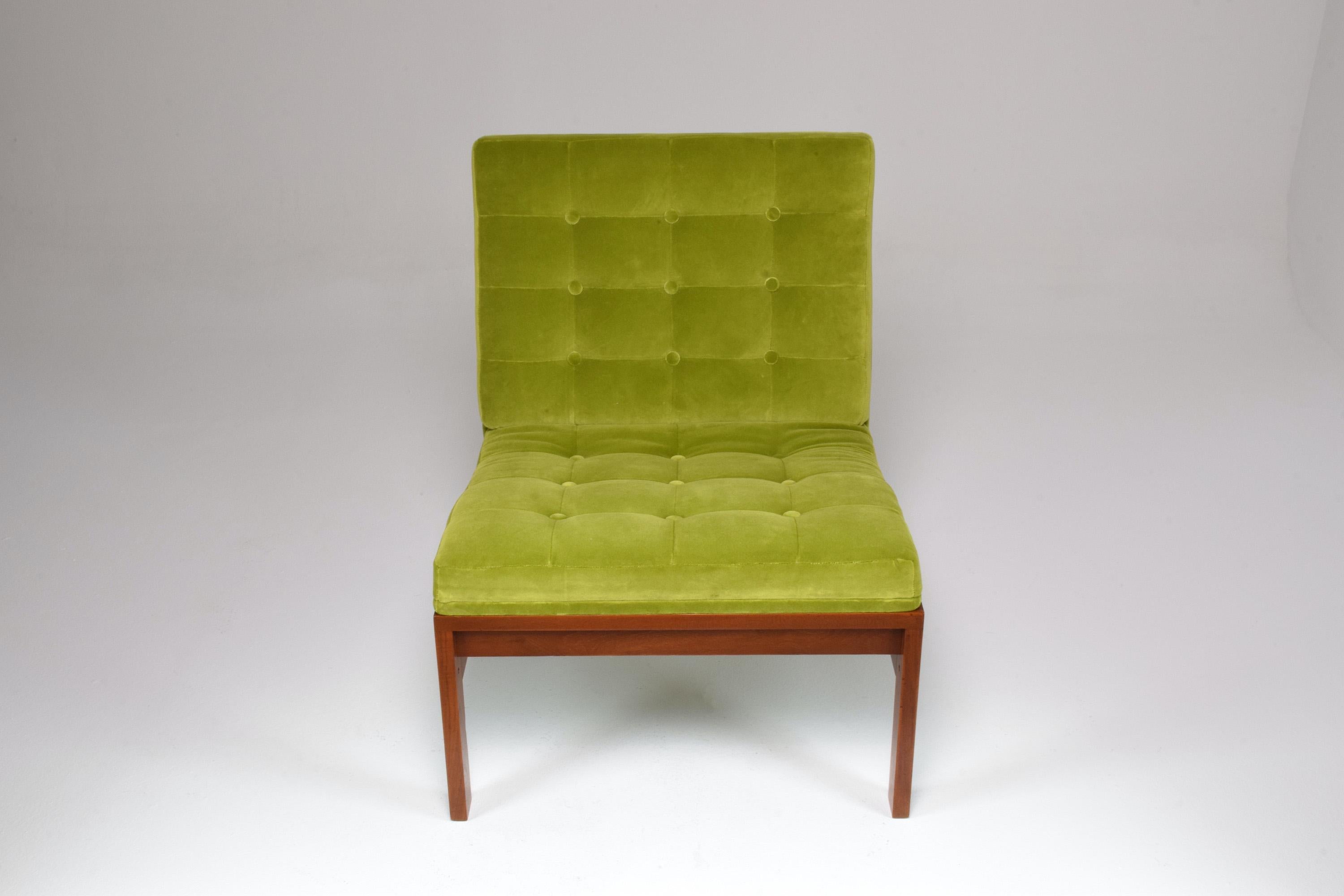 1960's Danish Lounge Chair by Ole Gjerlov Knudssen for France & Søn For Sale 3