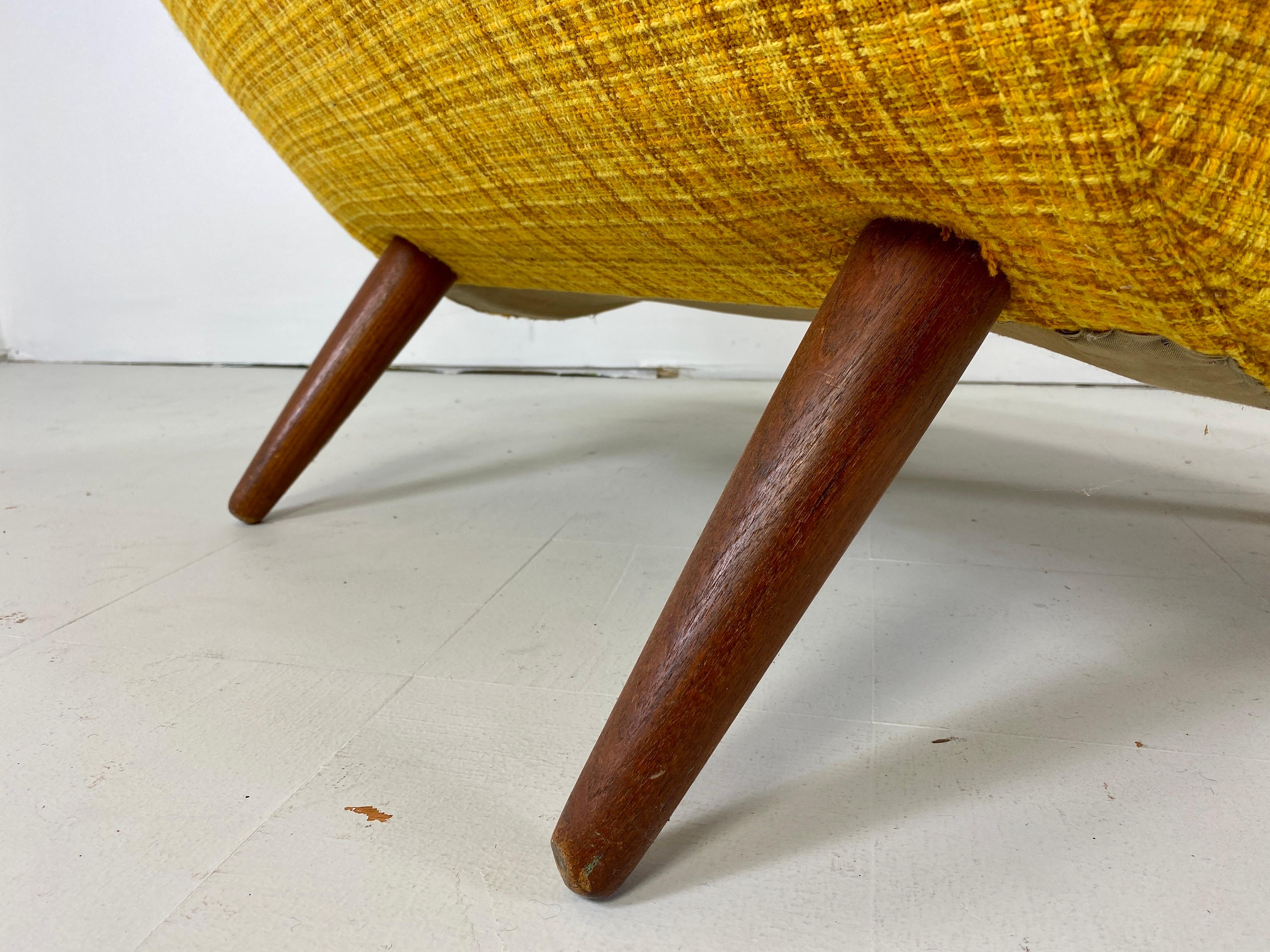 Chaise longue danoise des années 1960 Bon état - En vente à Turners Falls, MA