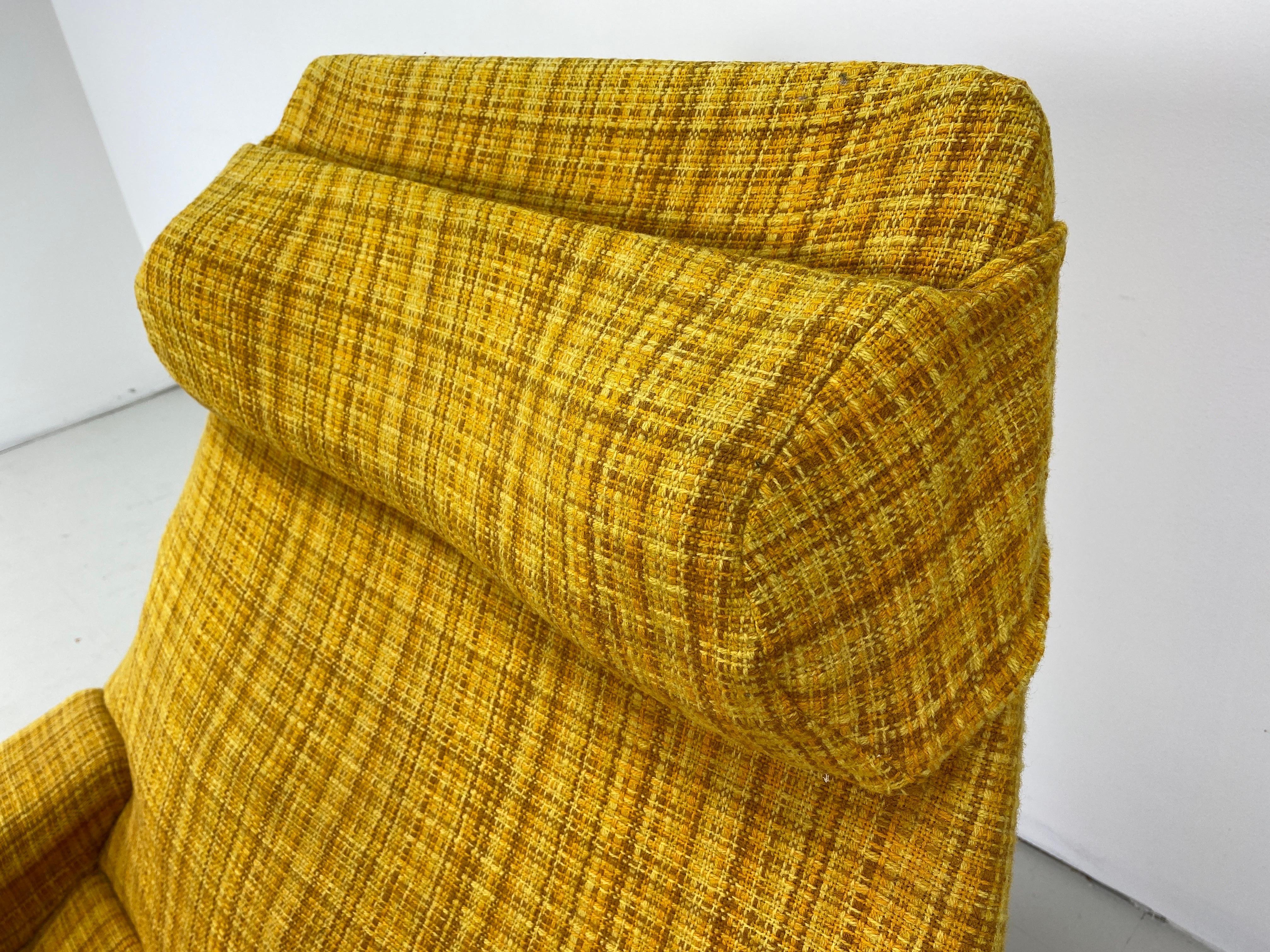 Tissu d'ameublement Chaise longue danoise des années 1960 en vente