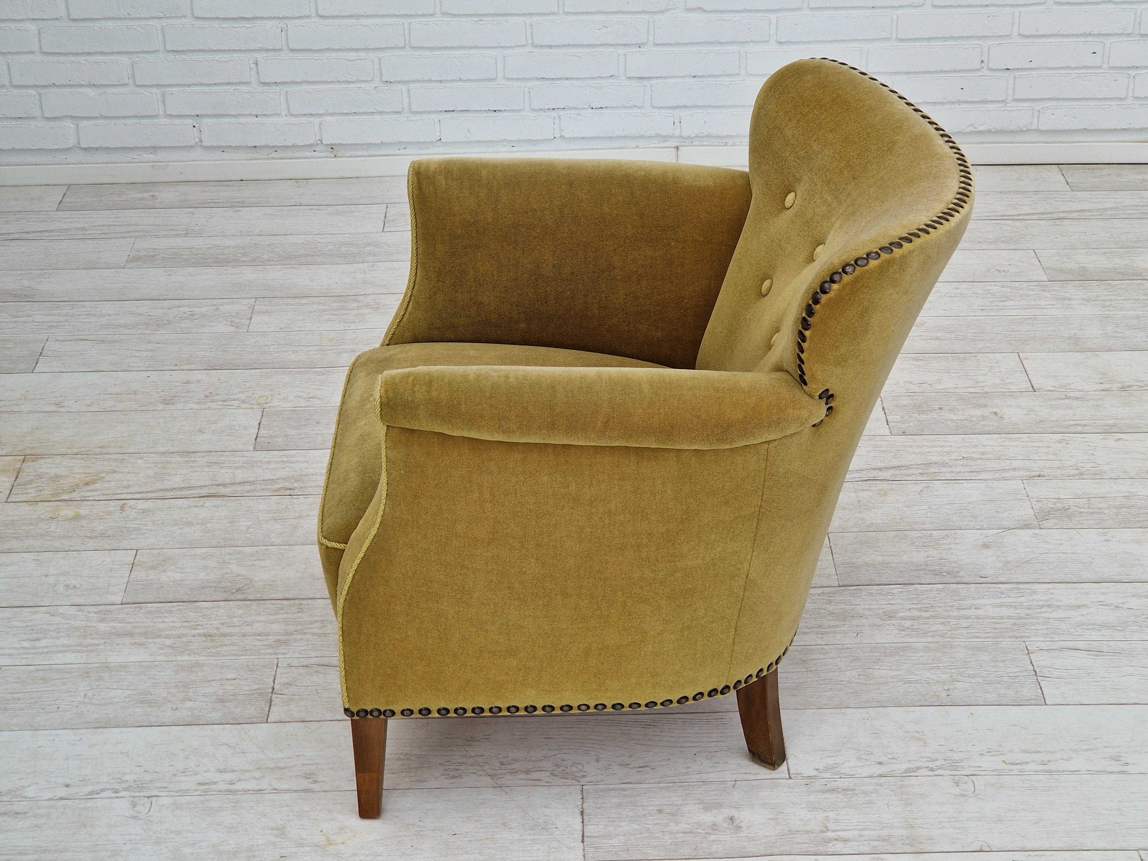1960s, Danish Lounge Chair, Original Very Good Condition 2