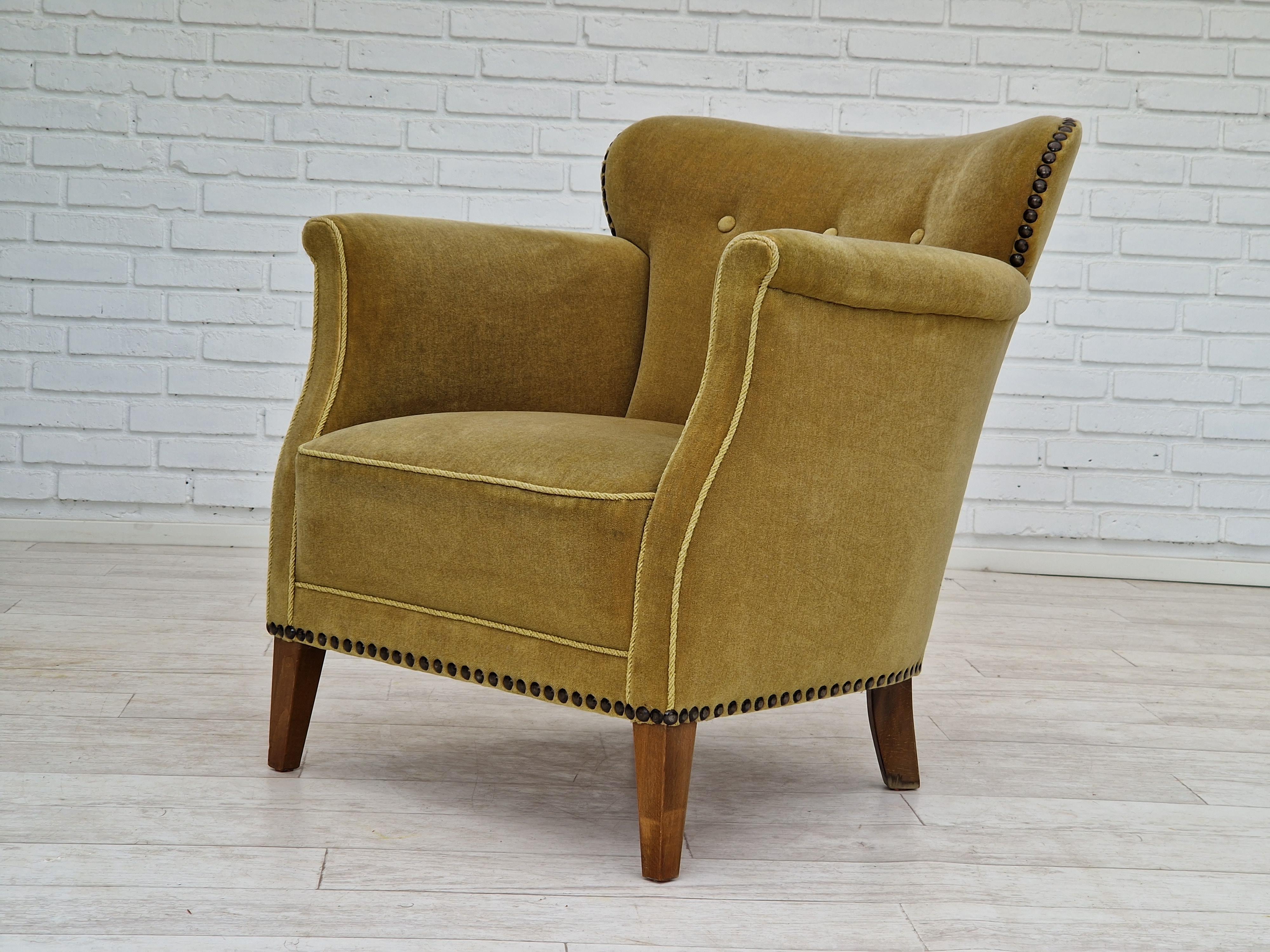 1960s, Danish Lounge Chair, Original Very Good Condition 3