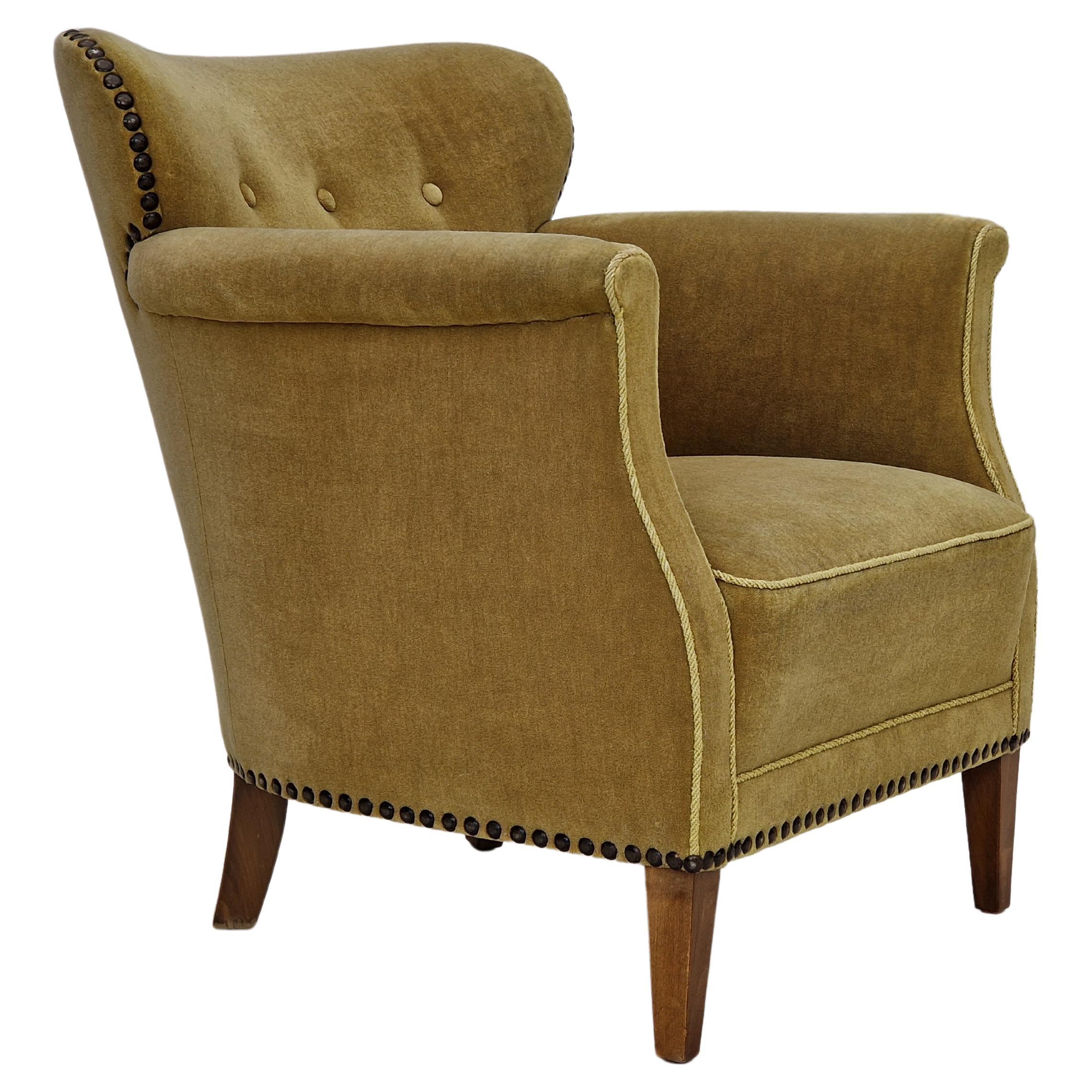1960s, Danish Lounge Chair, Original Very Good Condition