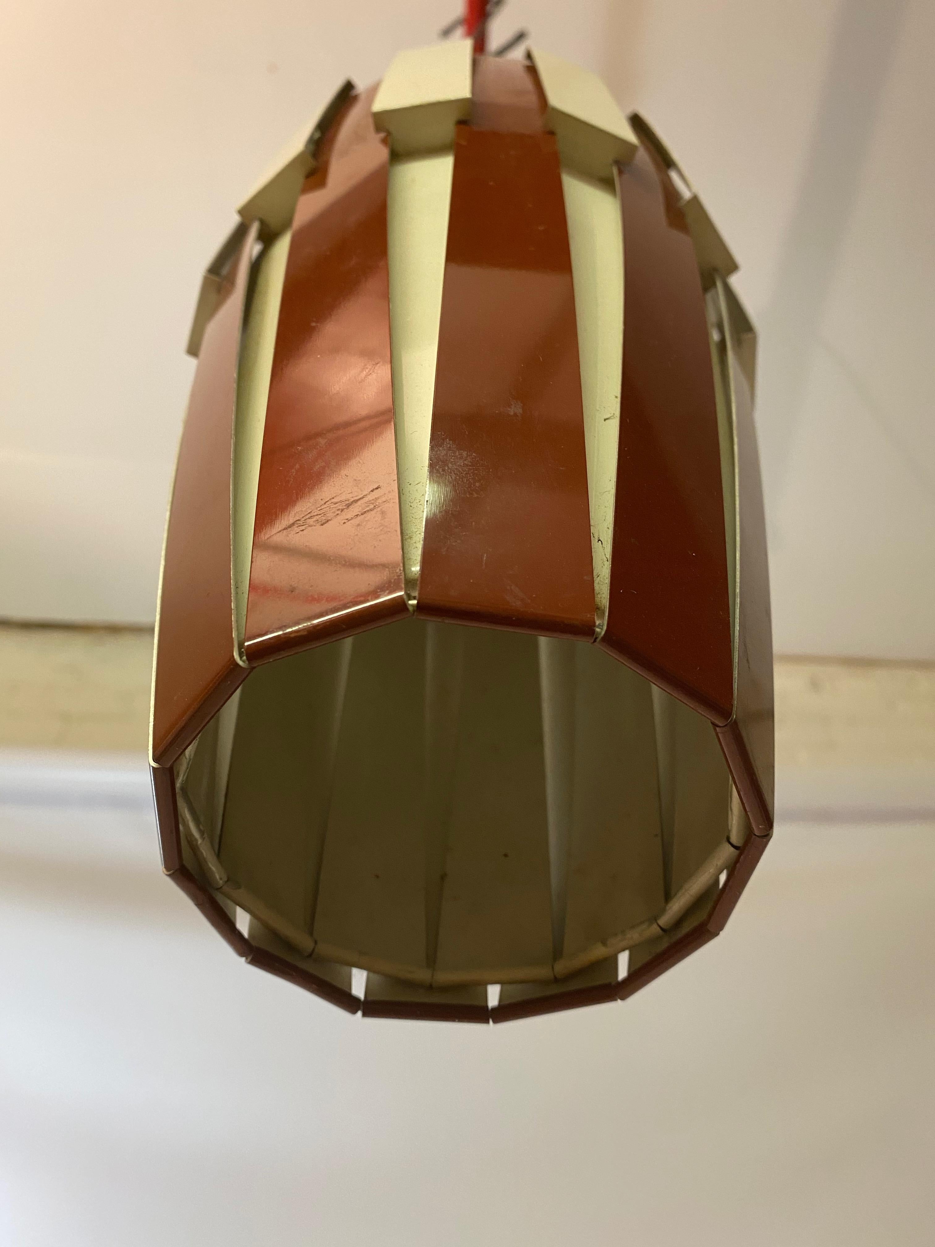 Mid-20th Century 1960s Danish Lyfa Style Pendant Light