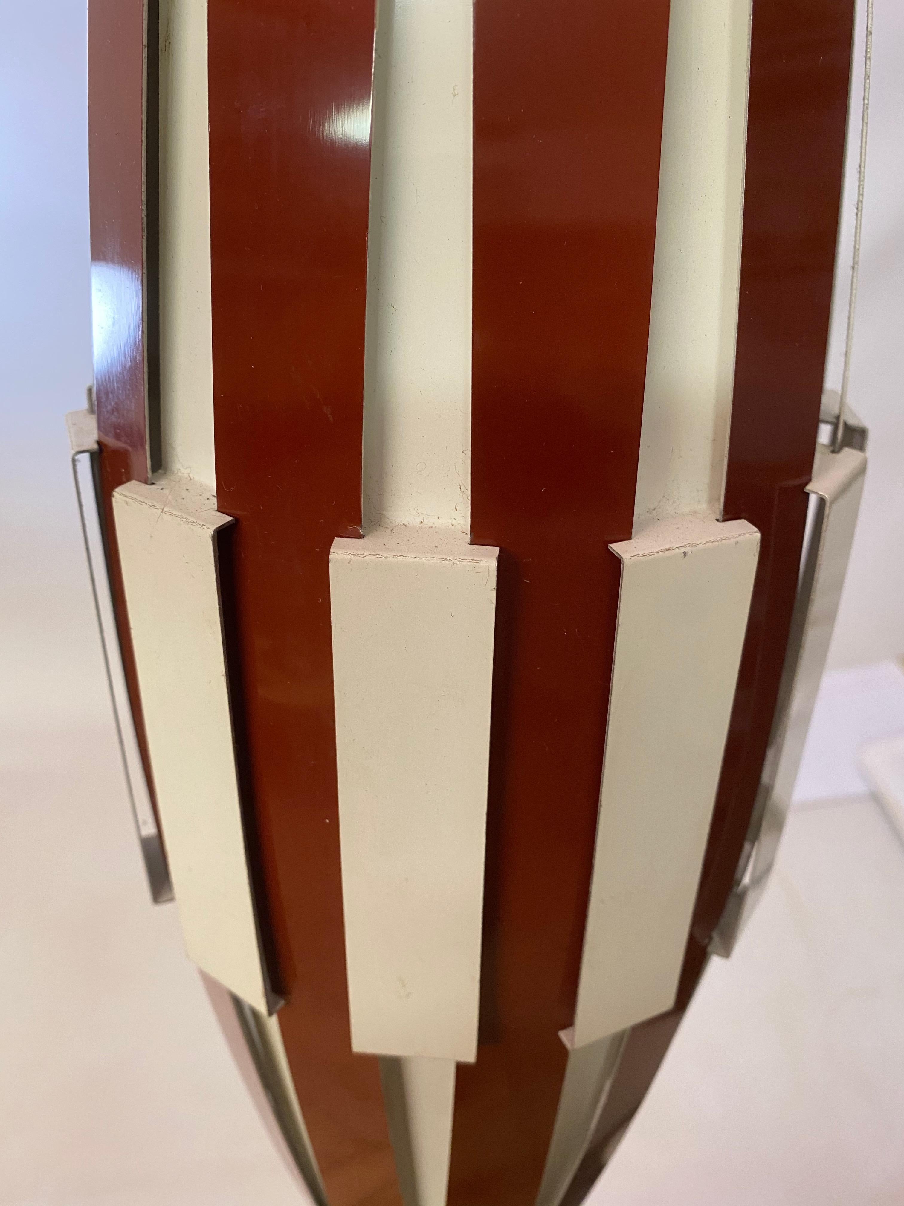 Metal 1960s Danish Lyfa Style Pendant Light