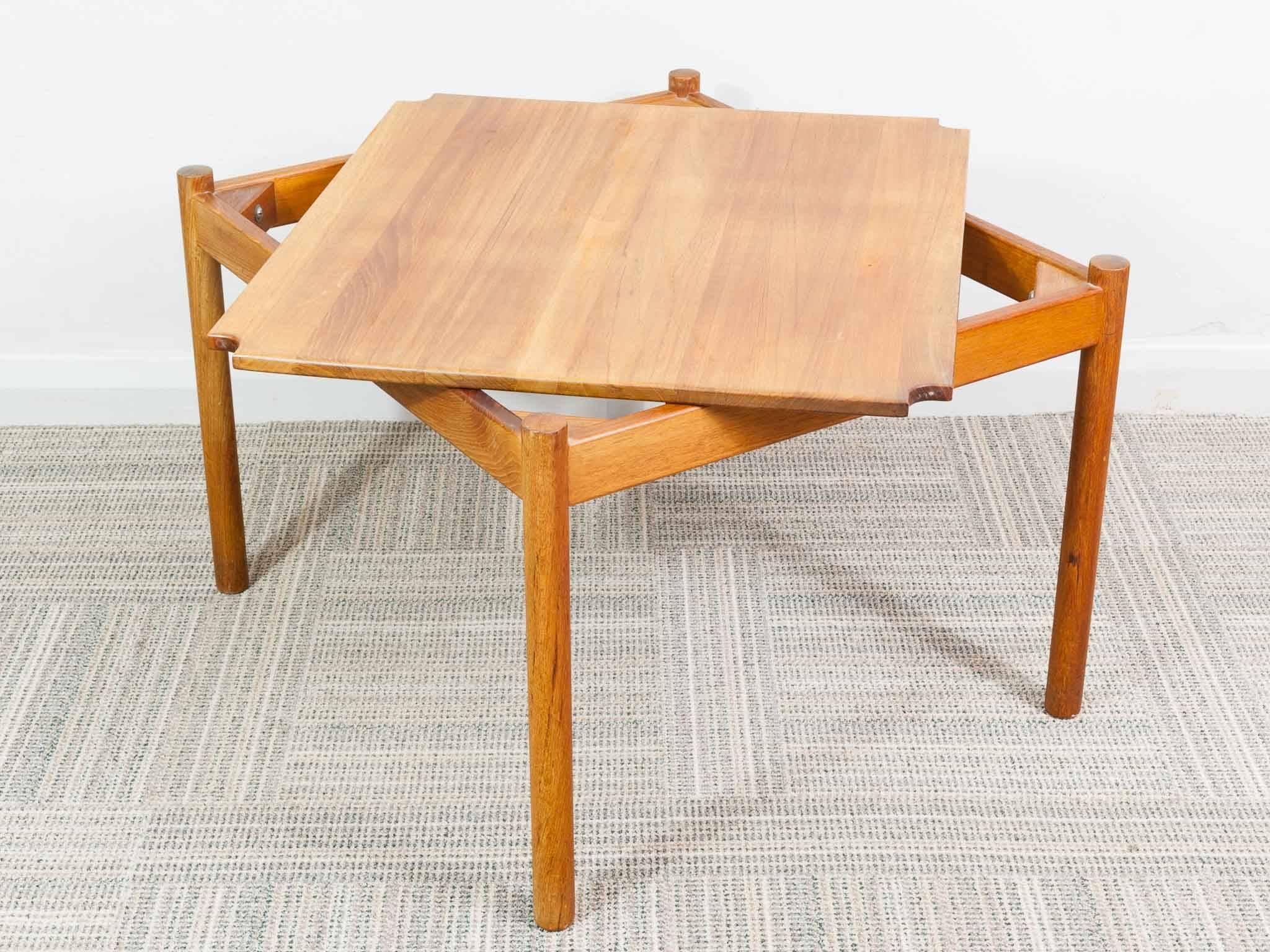 1960s Danish Magnus Olsen for Durup Reversible Coffee Table 3