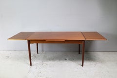 1960s Danish Midcentury Extendable Dining Table