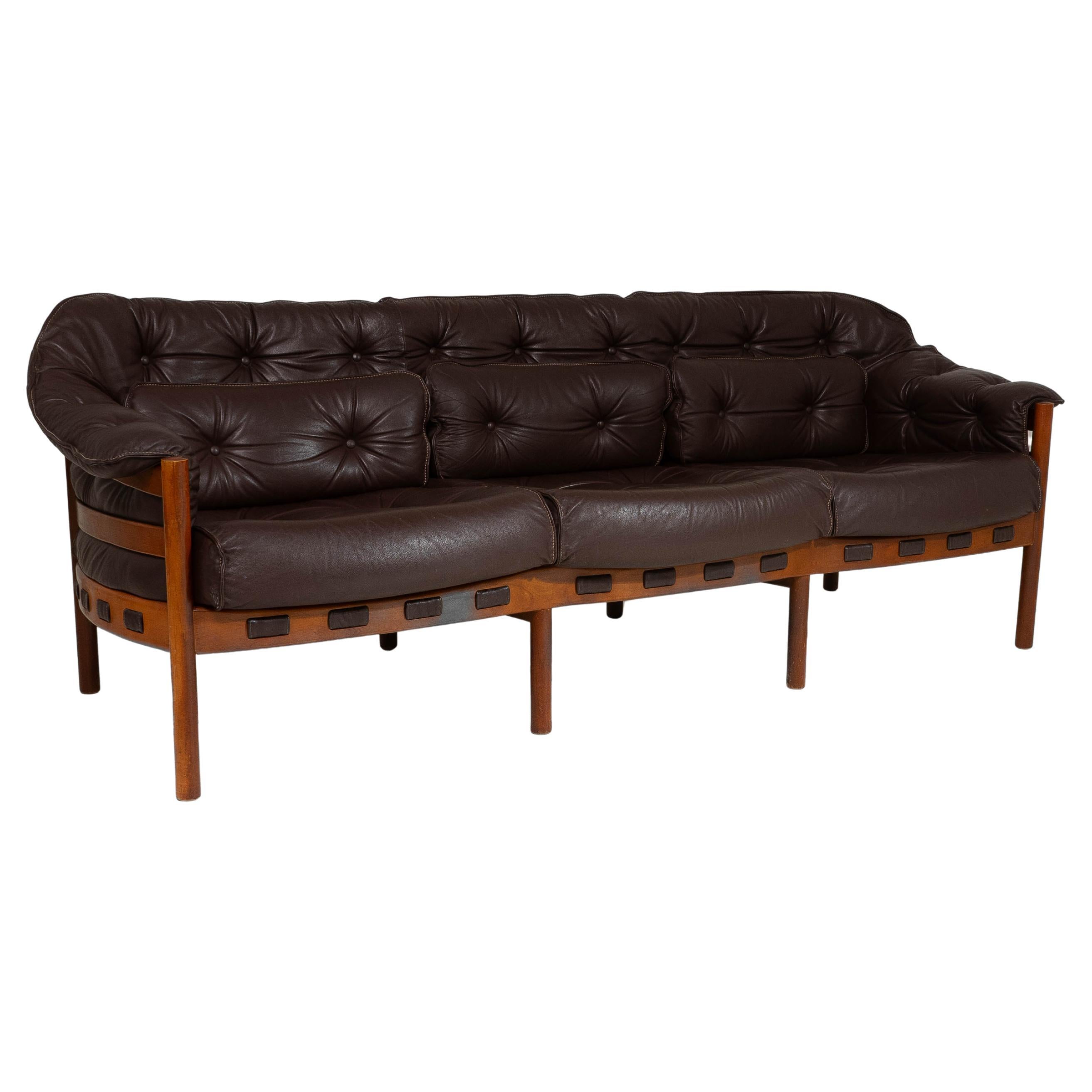 1960s Danish Mid-Century Modern Sofa By Ellekær 
Norell For Coja