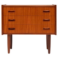 1960s Danish Mid-Century Nightstand/Entryway Chest