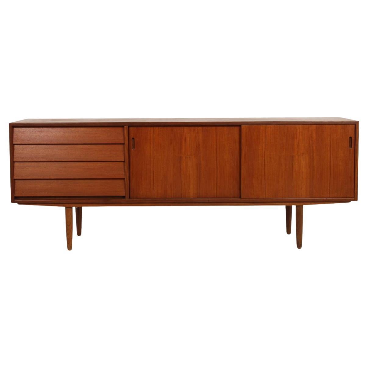 Rectangular Mid Century Sideboard in Oak, Made by a Danish