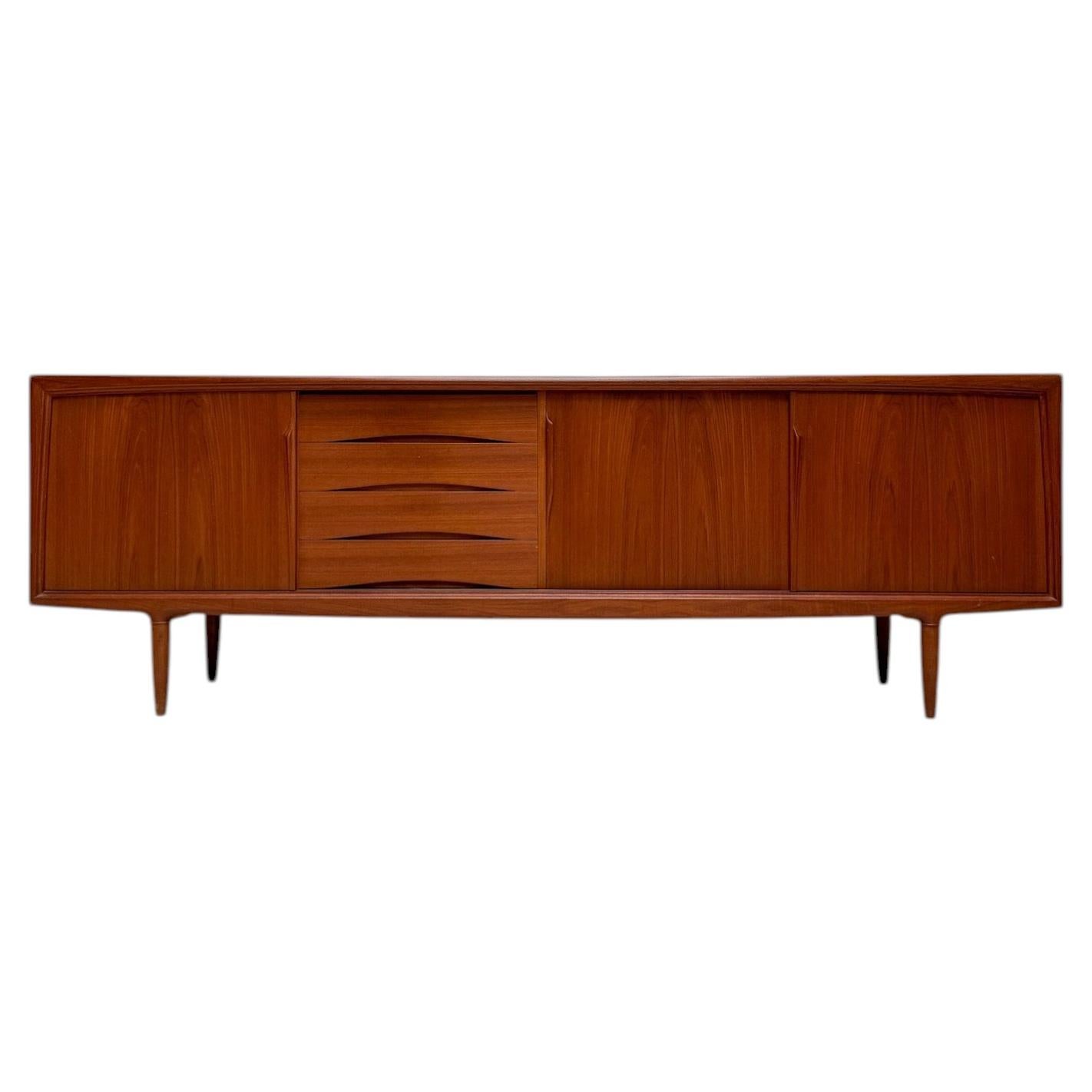 1960s Danish Mid-Century Teak Sideboard by Axel Christensen for ACO Møbler For Sale