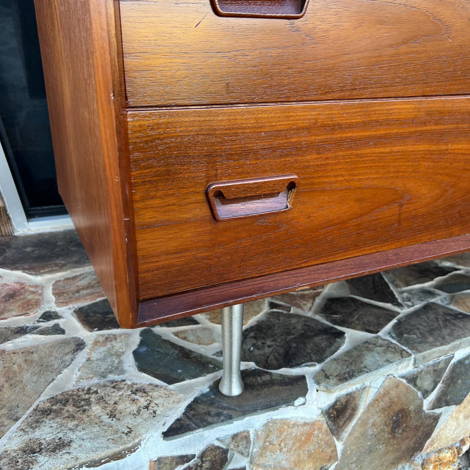 1960s Danish Mod Single Dresser Teakwood from Denmark For Sale 4