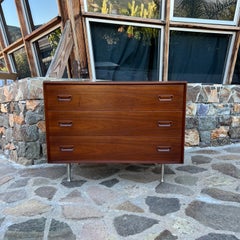 1960s Danish Mod Single Dresser Teakwood from Denmark