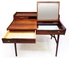 1960s Danish Model 65 Desk / Vanity Dresser in Rosewood by Arne Wahl Iversen