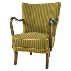 Fauteuil moderne danois en hêtre des années 1960 par Alfred Christensen pour Slagelse Mobelvaerk