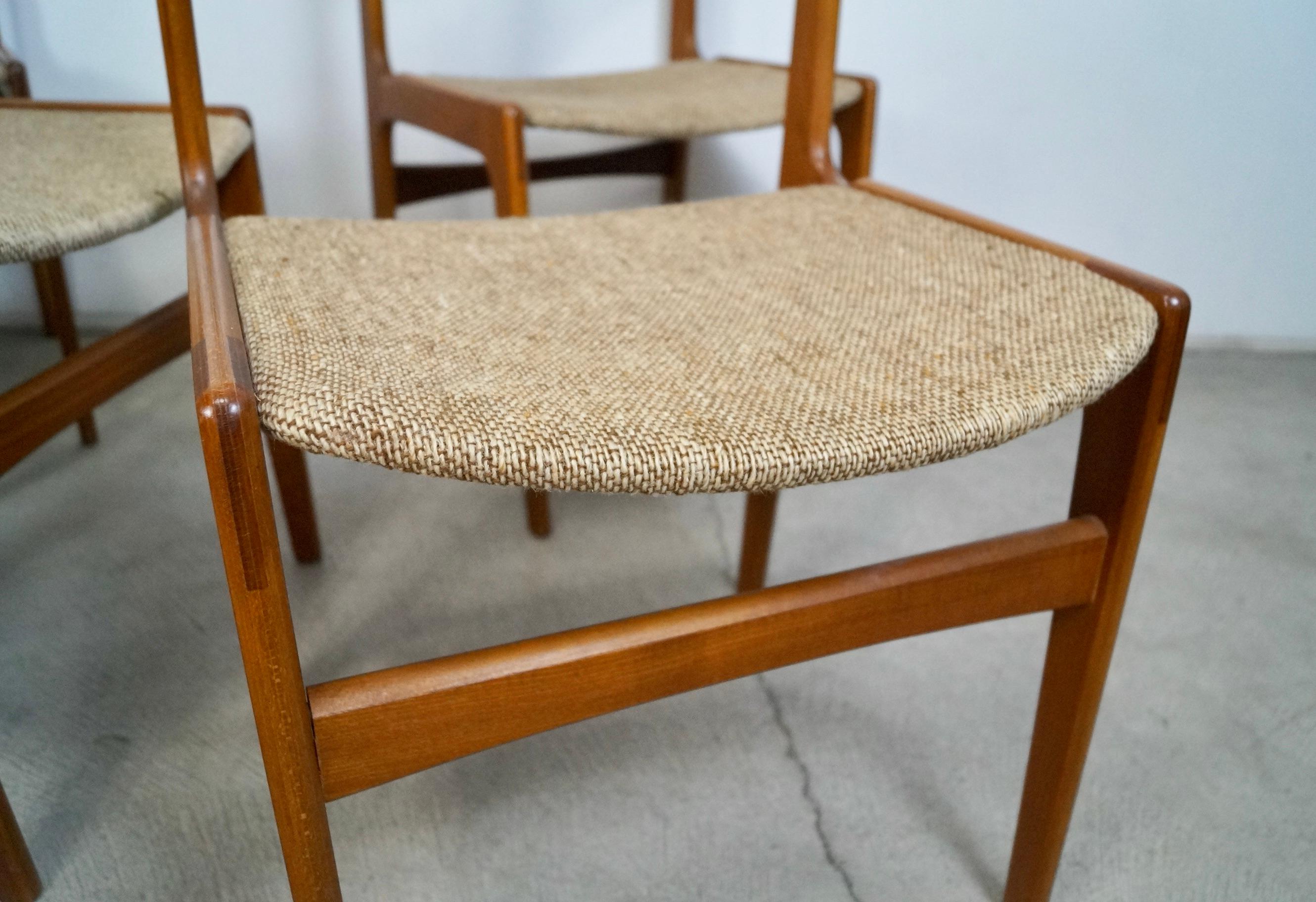 1960's Danish Modern Erik Buch Teak Dining Chairs - Set of Six 9