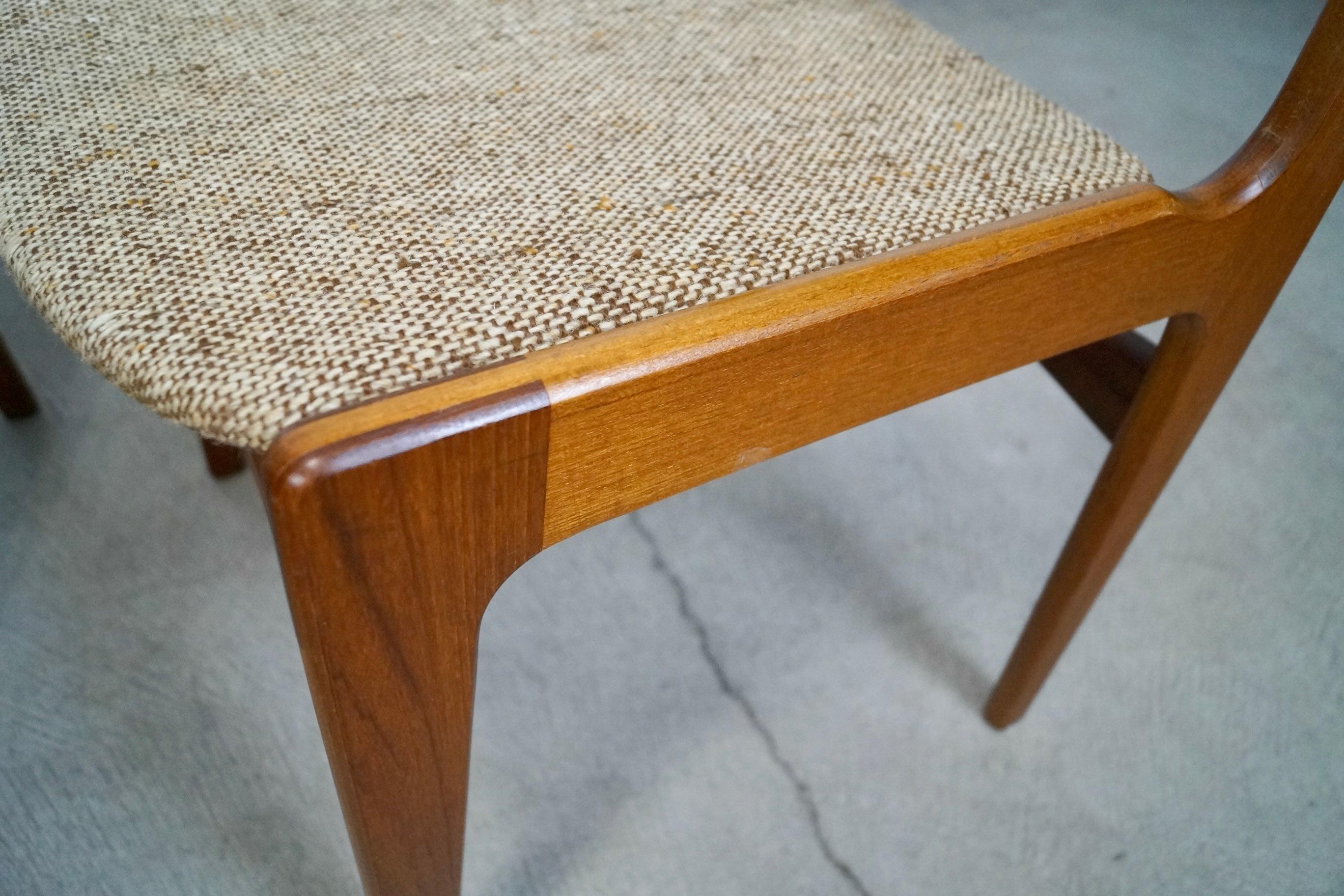 1960's Danish Modern Erik Buch Teak Dining Chairs - Set of Six 10