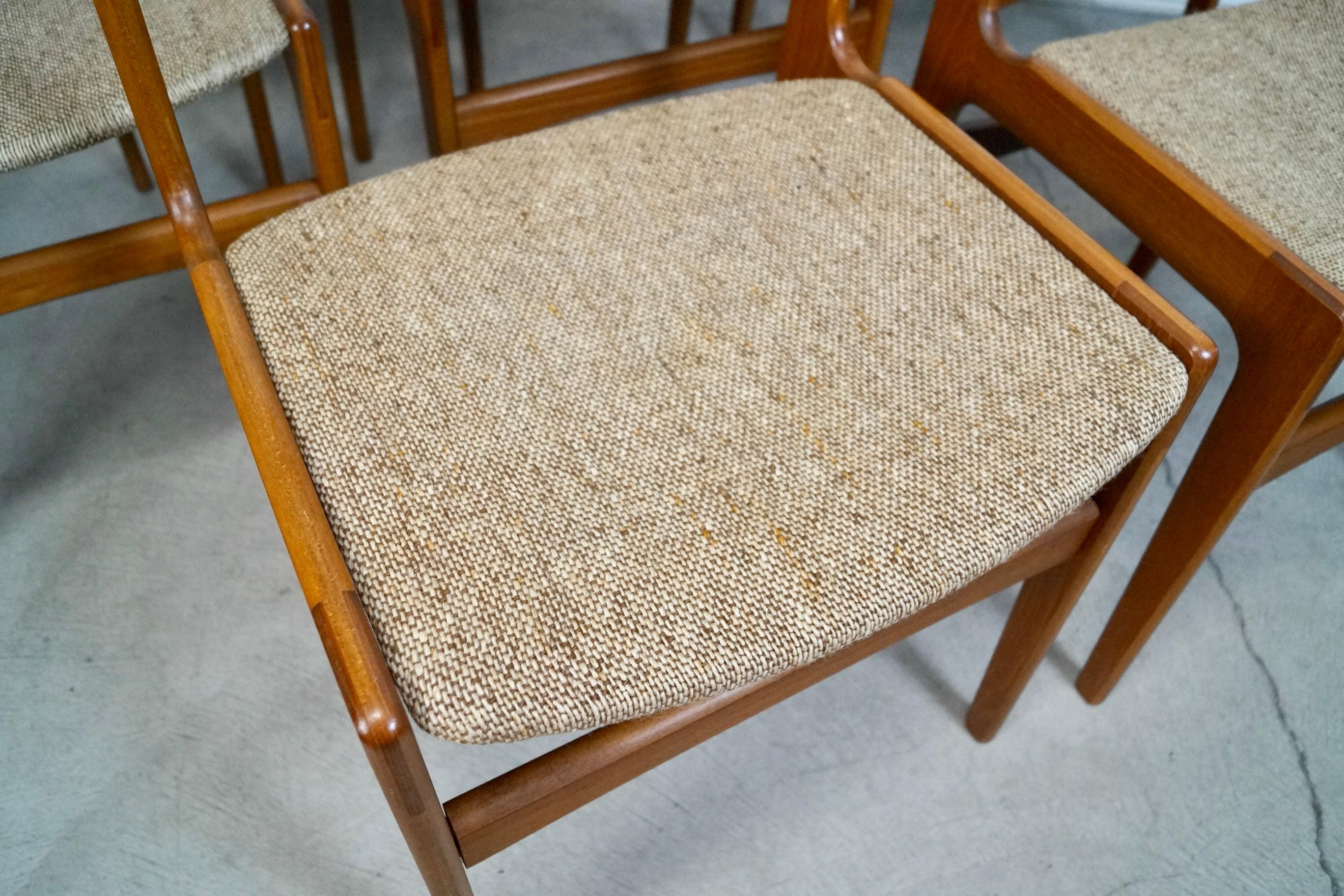 1960's Danish Modern Erik Buch Teak Dining Chairs - Set of Six 2