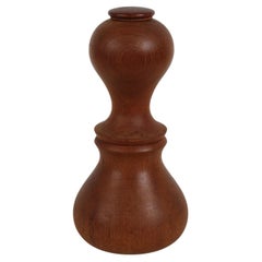 1960s Danish Modern Jens Quistgaard "Pawn" Teak Salt & Peppermill with by Dansk