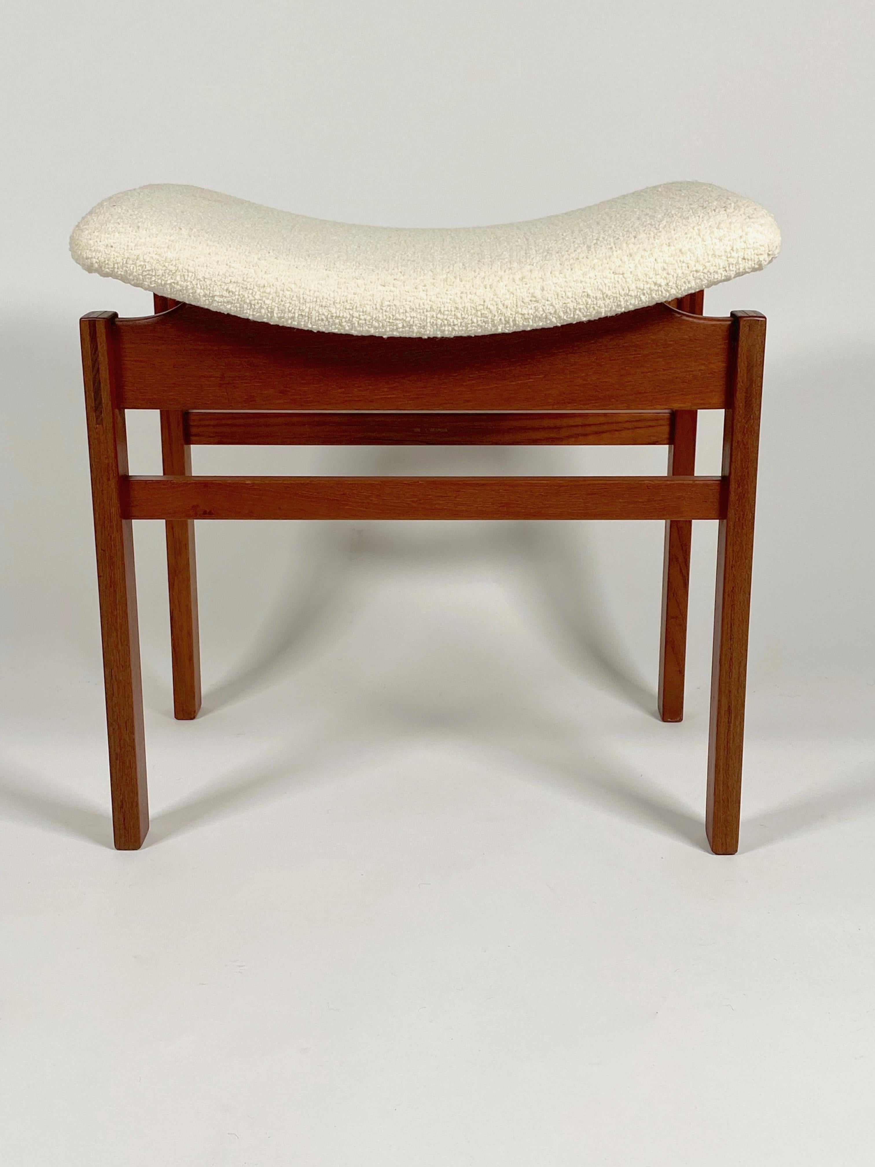 Scandinavian Modern 1960s Danish Modern Ottoman by Inger Klingenberg for France & Son