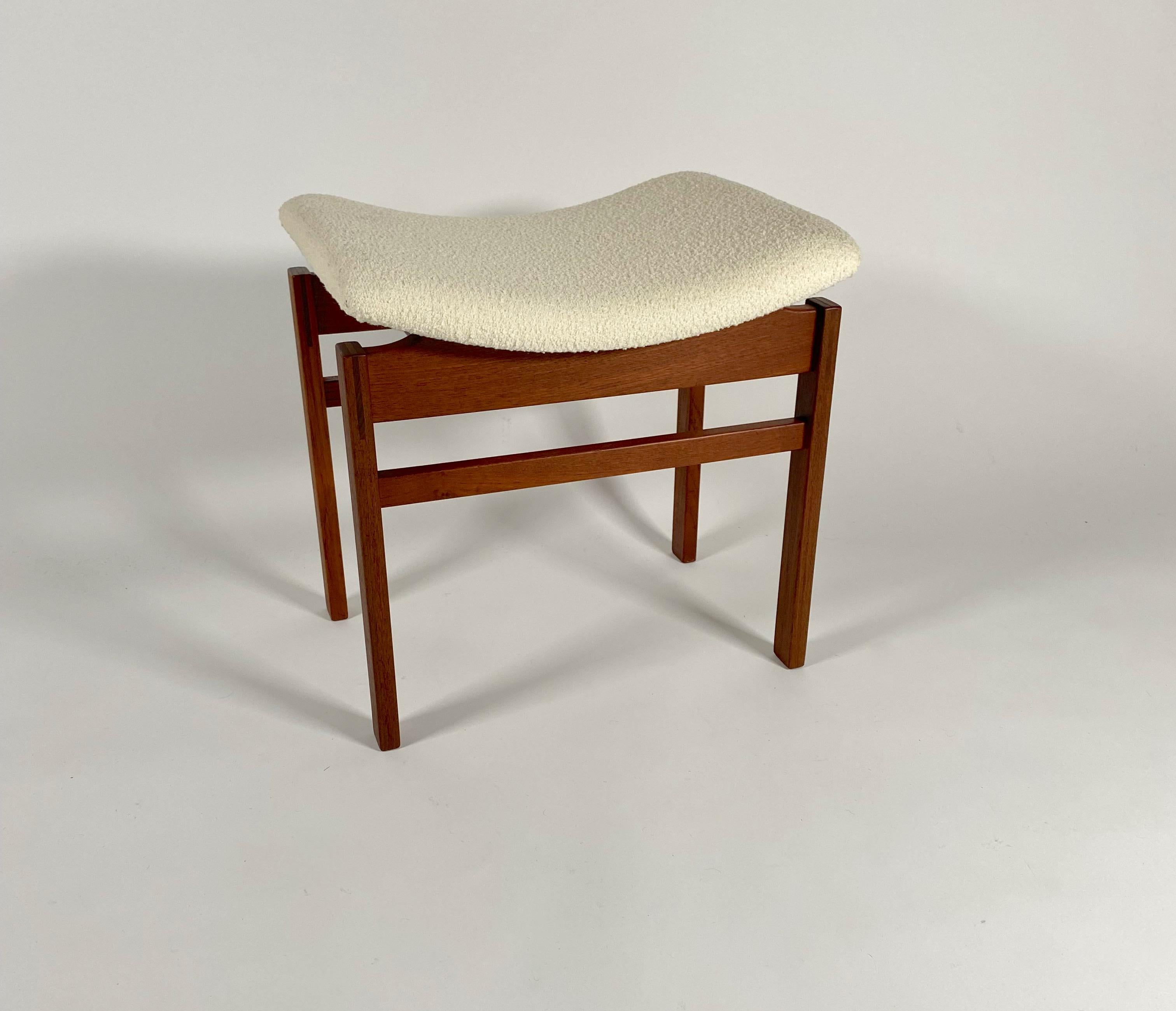 Mid-20th Century 1960s Danish Modern Ottoman by Inger Klingenberg for France & Son