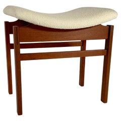 1960s Danish Modern Ottoman by Inger Klingenberg for France & Son