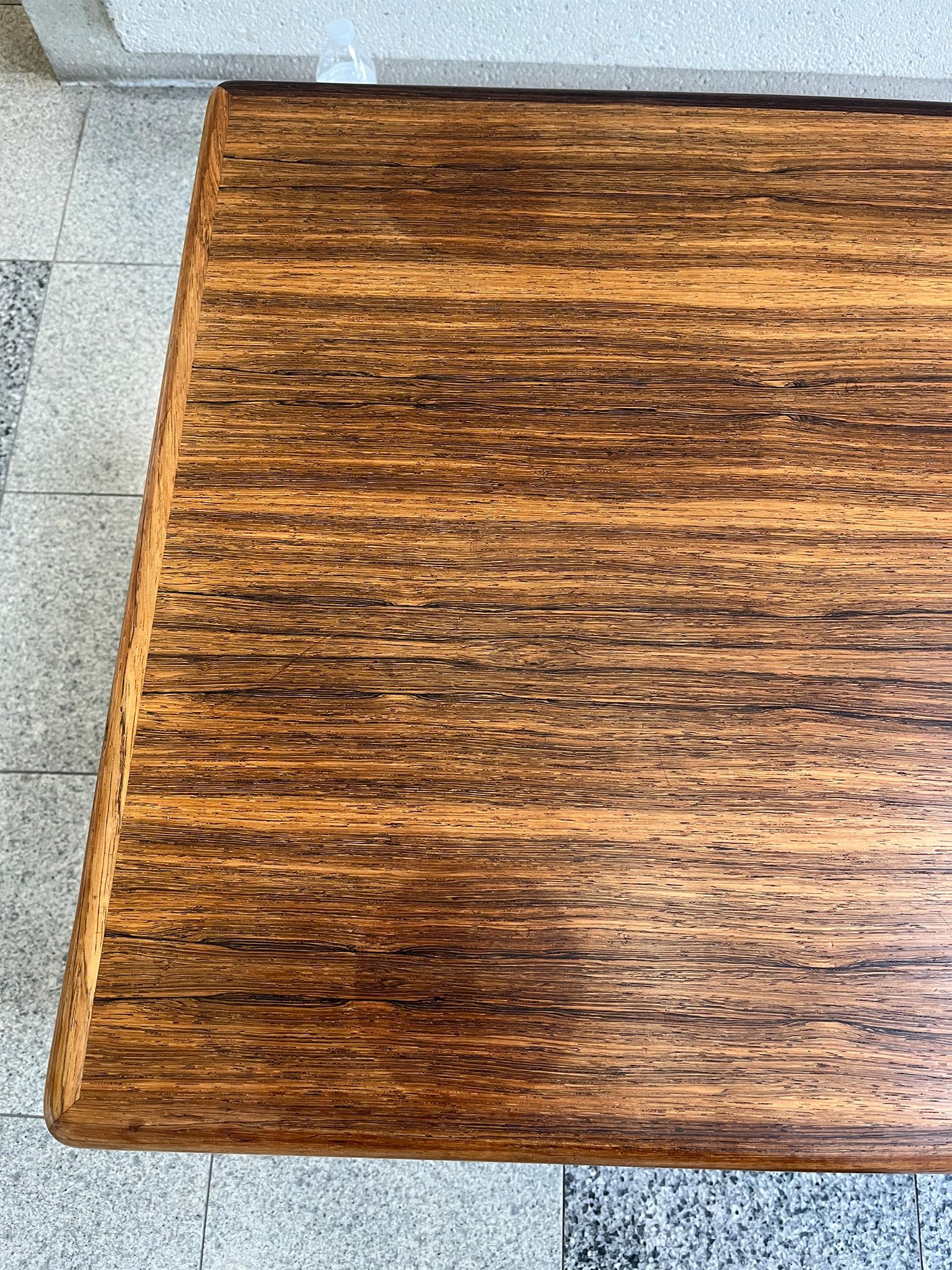 Wood 1960s Danish Modern Rosewood Coffee Table by Johannes Andersen For Sale