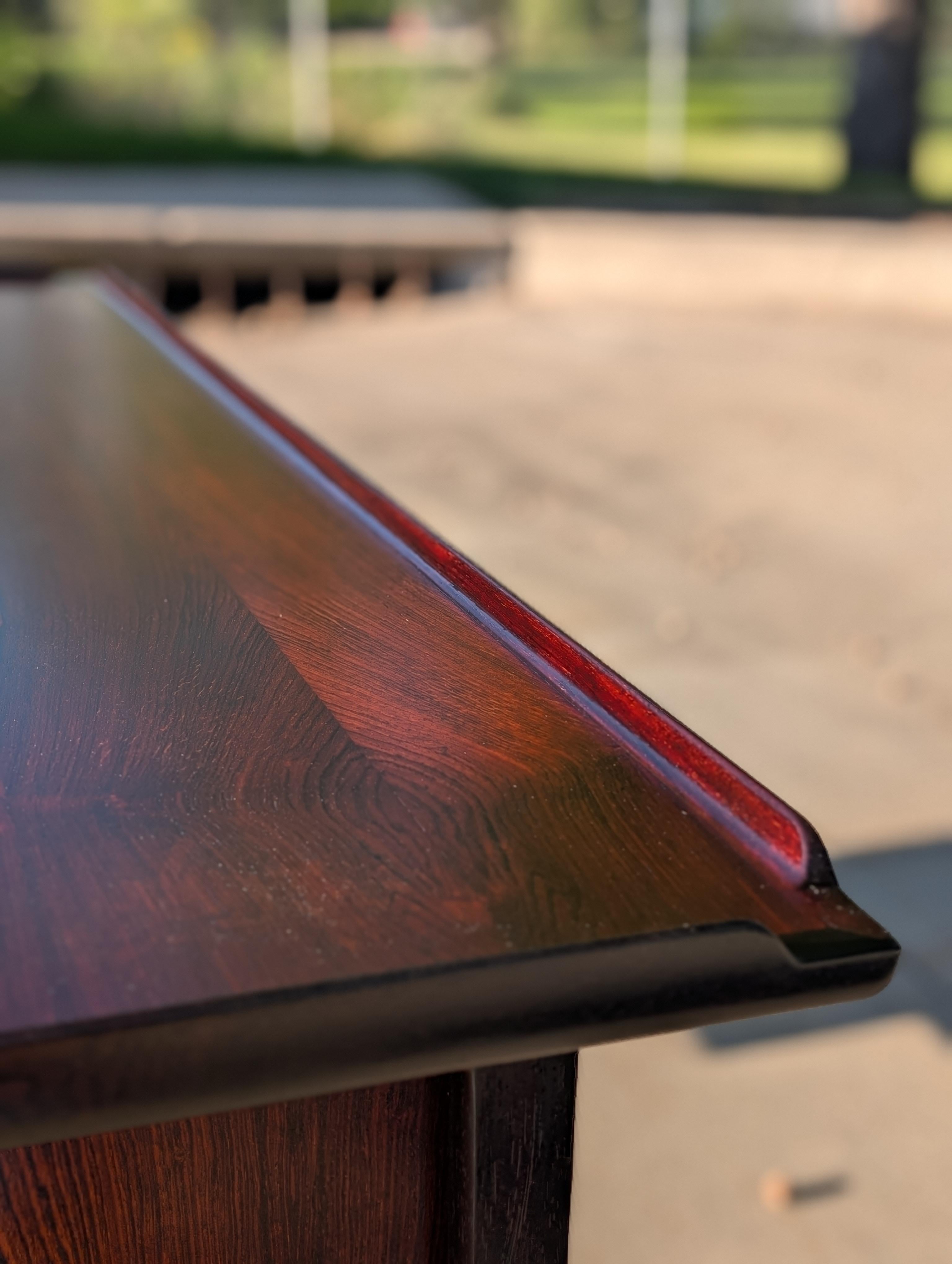 1960s Danish Modern Rosewood Desk For Sale 13