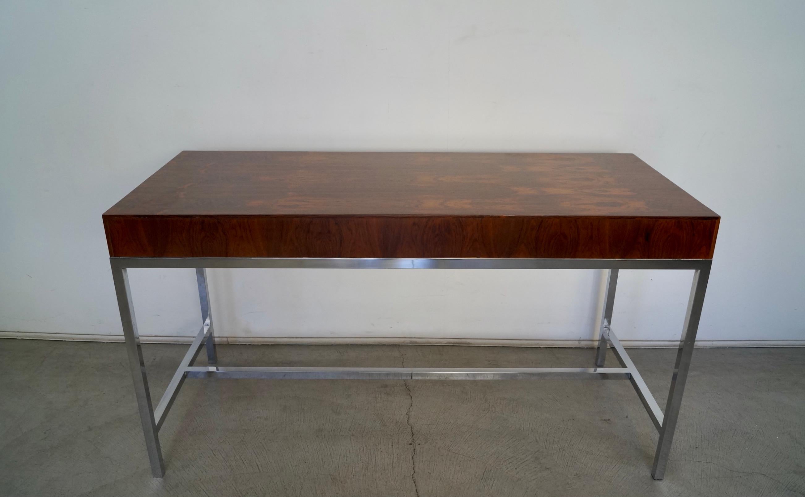 1960's Danish Modern Rosewood Desk For Sale 1