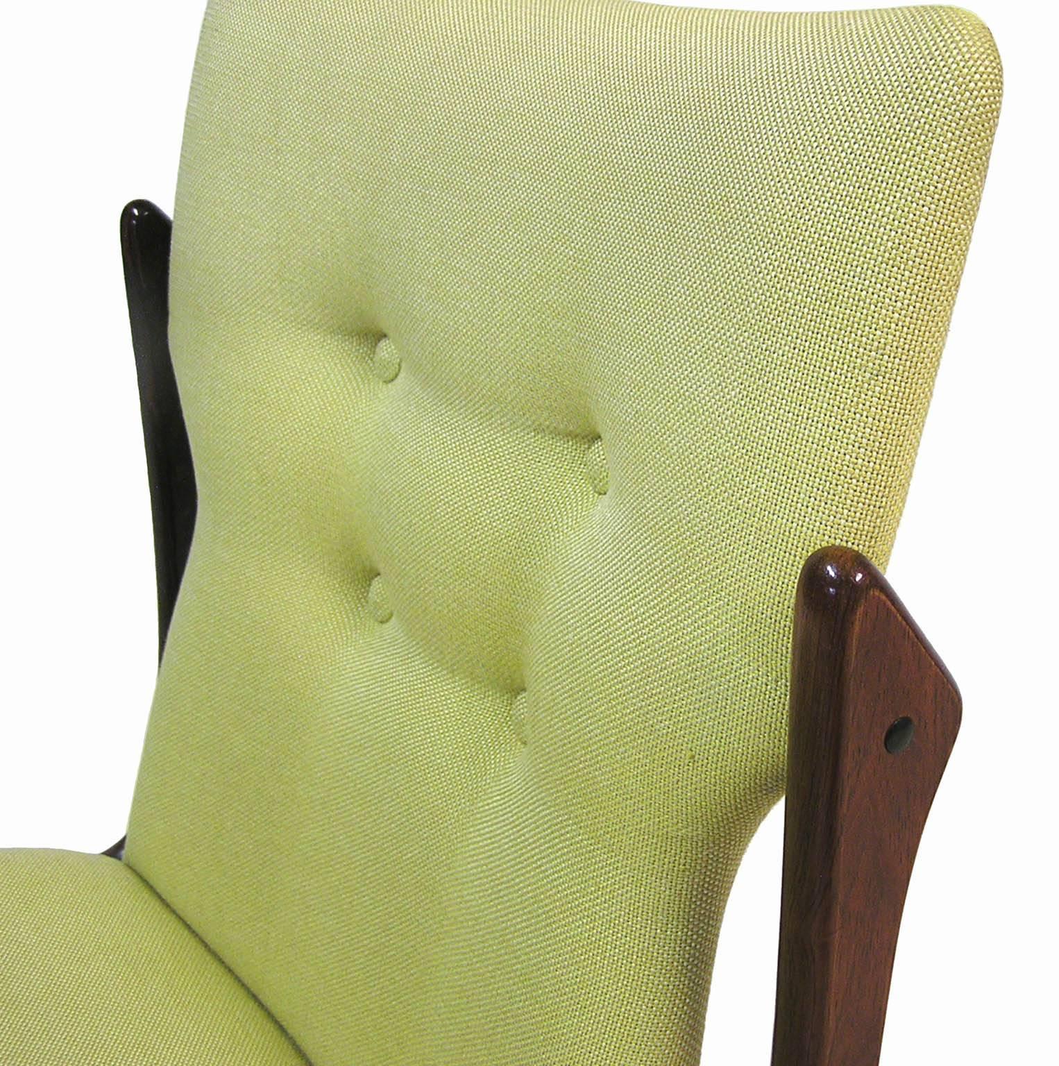 Mid-20th Century 1960s Danish Modern Rosewood Dining Chairs by Art Furn, Set of Four For Sale