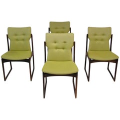 Used 1960s Danish Modern Rosewood Dining Chairs by Art Furn, Set of Four