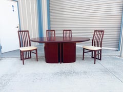 1960s Danish Modern Rosewood Dining Table Set by Skovby Møbelfabrik
