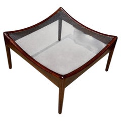 Pouf « Modus » de style « Danish Modern » des années 1960, en bois de palissandre, conçu par Kristian Vedel pour Søren Willadsen
